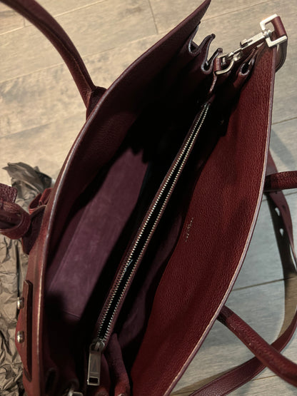 YSL Maroon Sac De Jour Tote Used