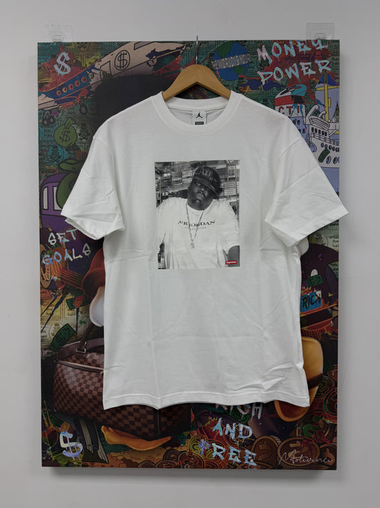 Supreme Tee Biggie White New Small N/A