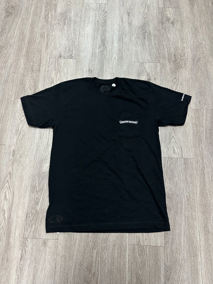 Chrome Hearts Scroll Logo Black Tee