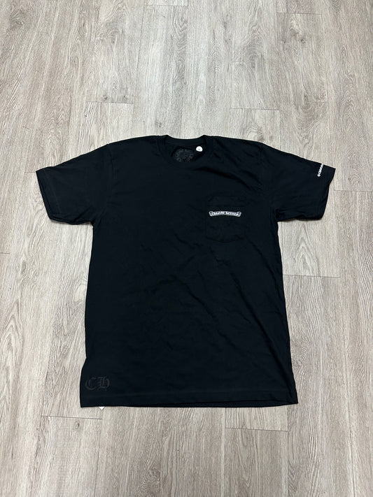 Chrome Hearts Scroll Logo Black Tee