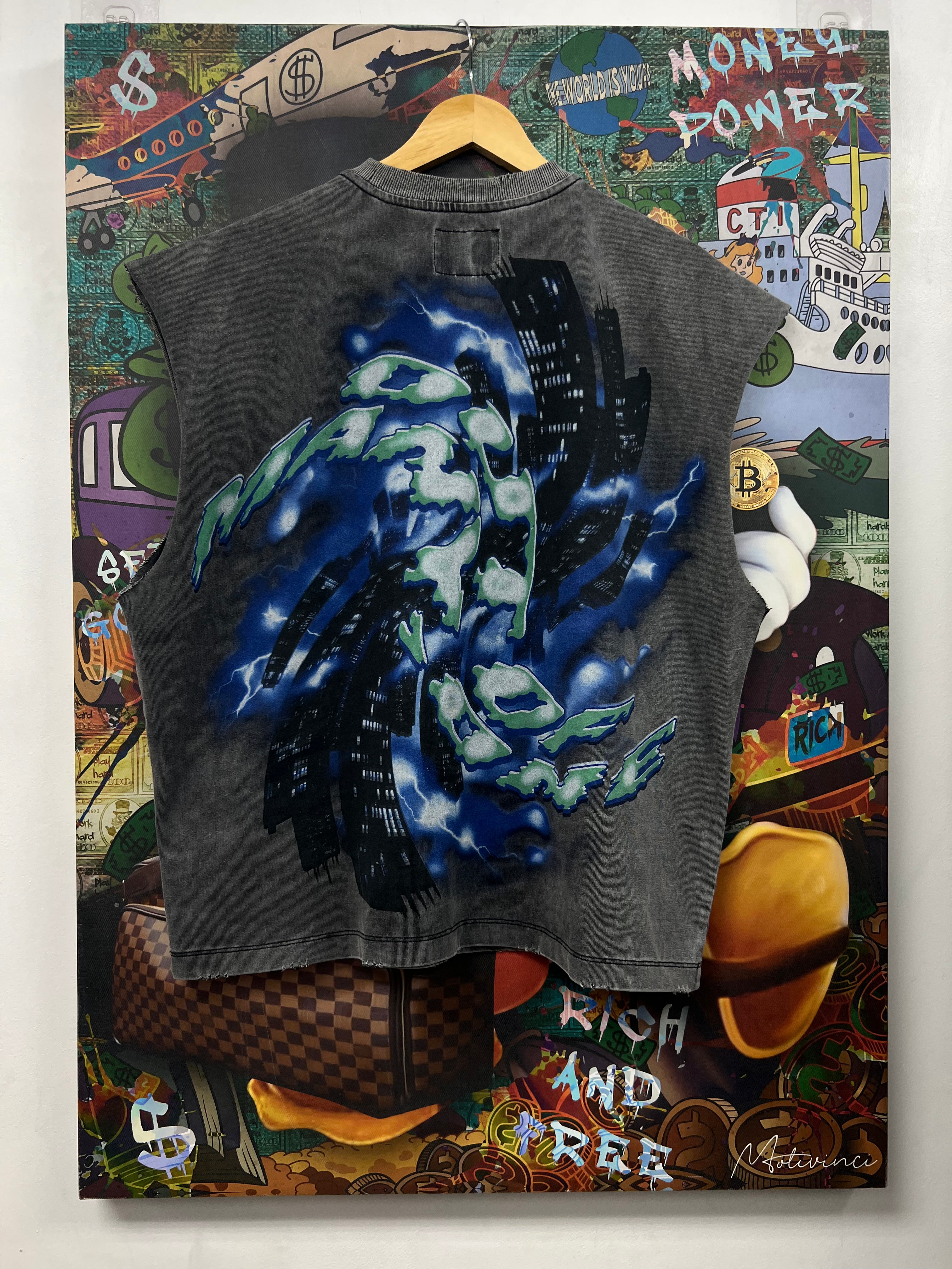 Godspeed Electric Liberty Skull Sleeveless Tee