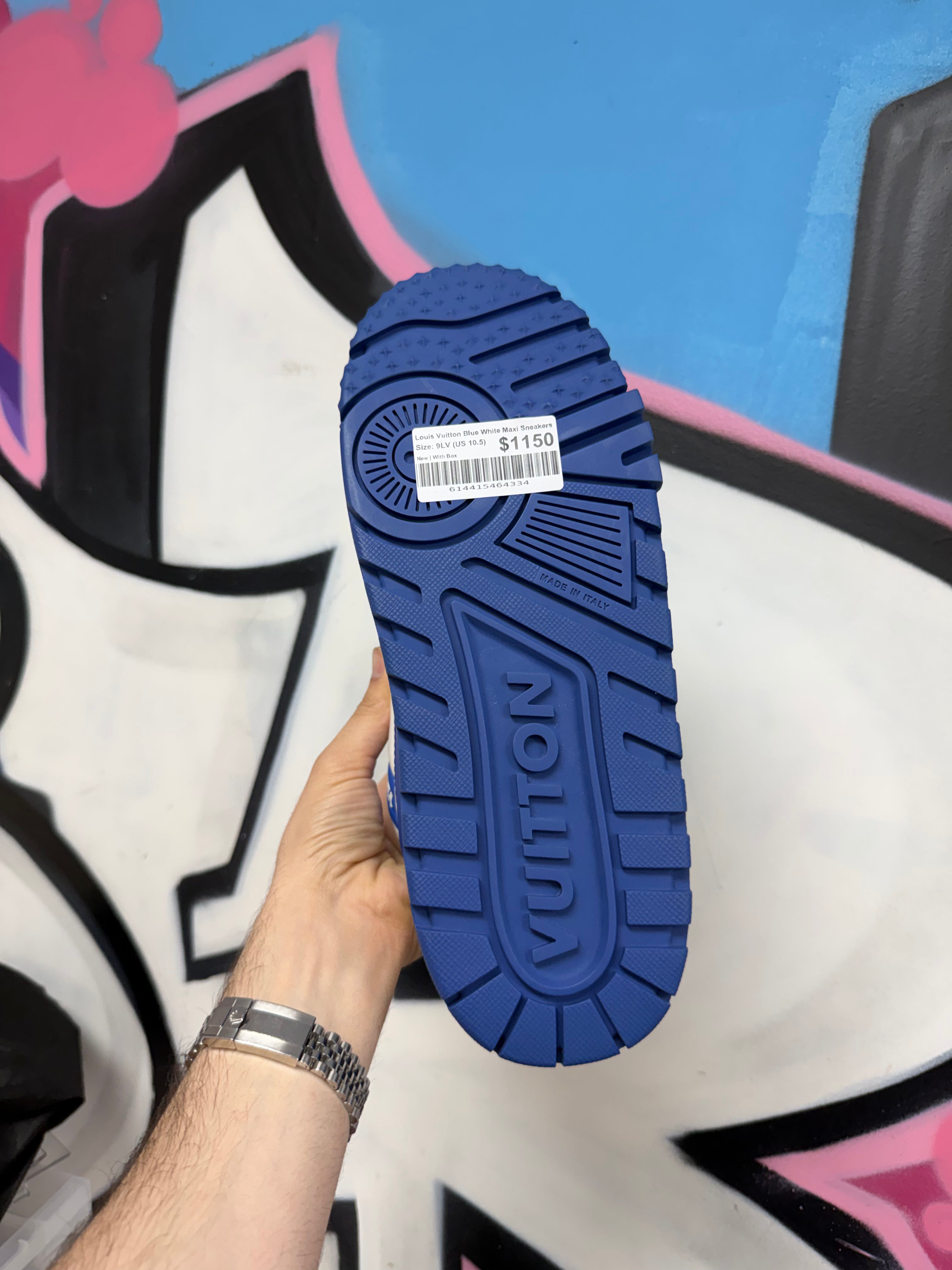 Louis Vuitton Blue White Maxi Sneakers