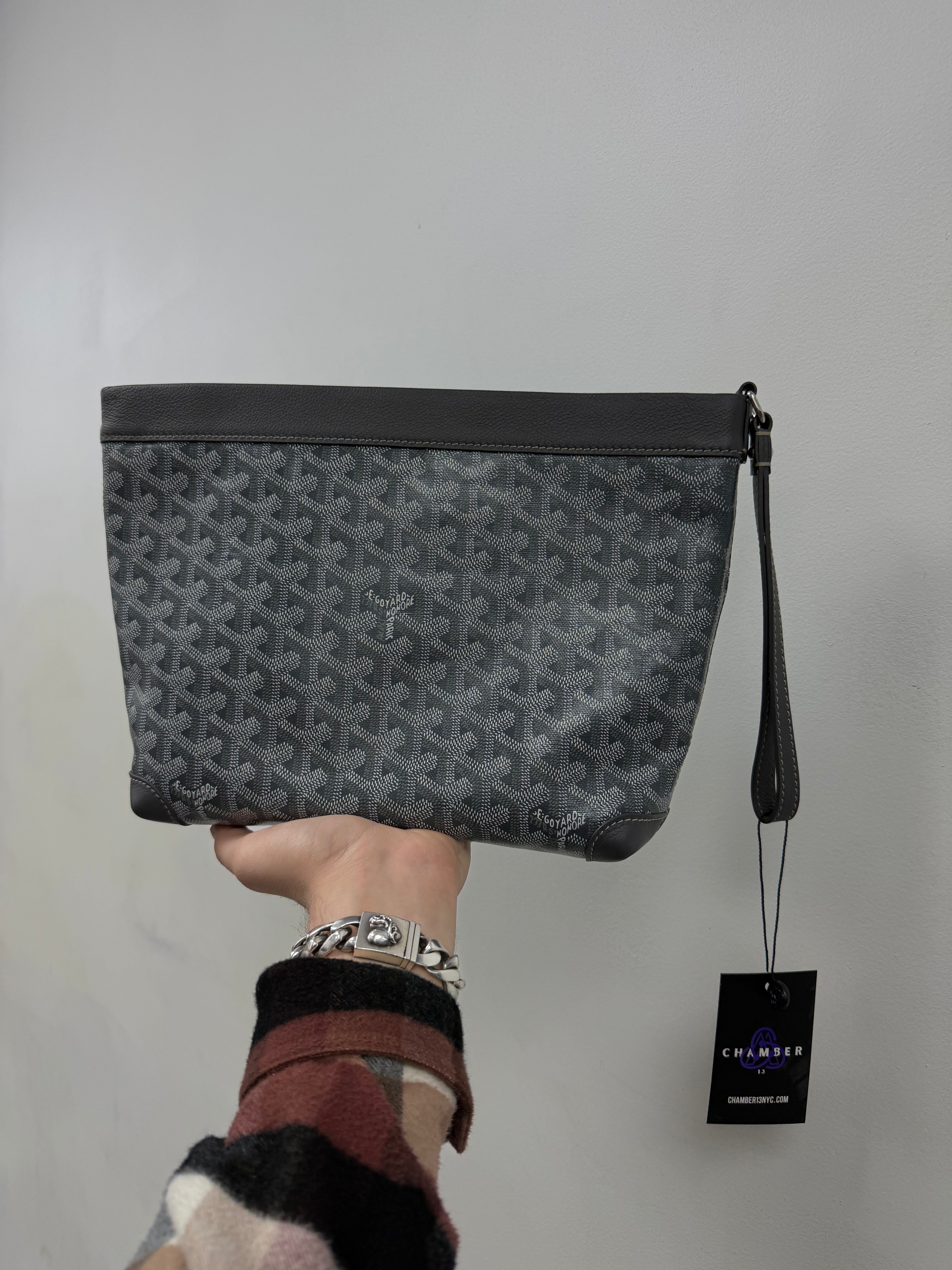 Goyard Grey Conti Bag