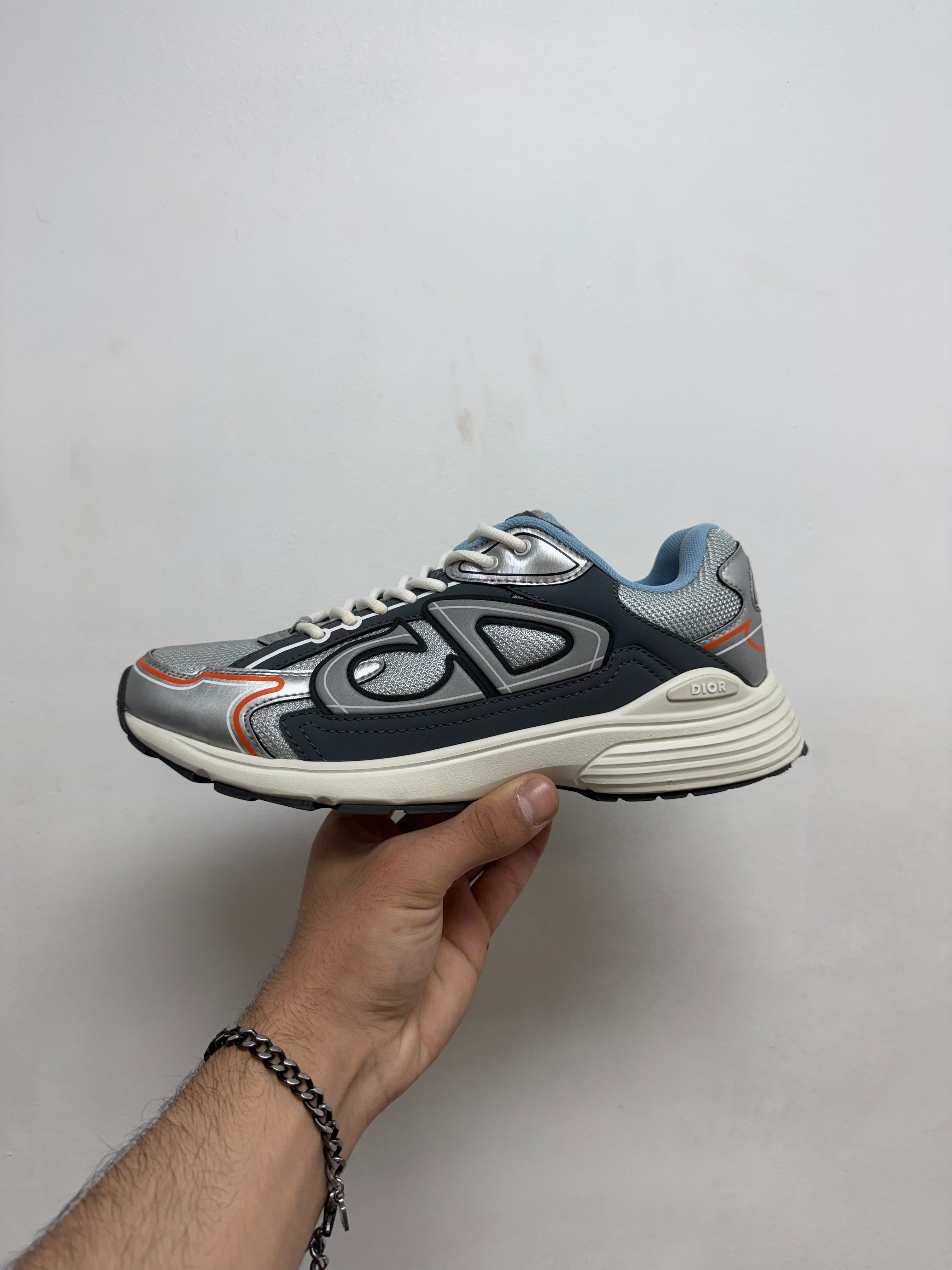 Dior Baby Blue Silver B30 Sneakers