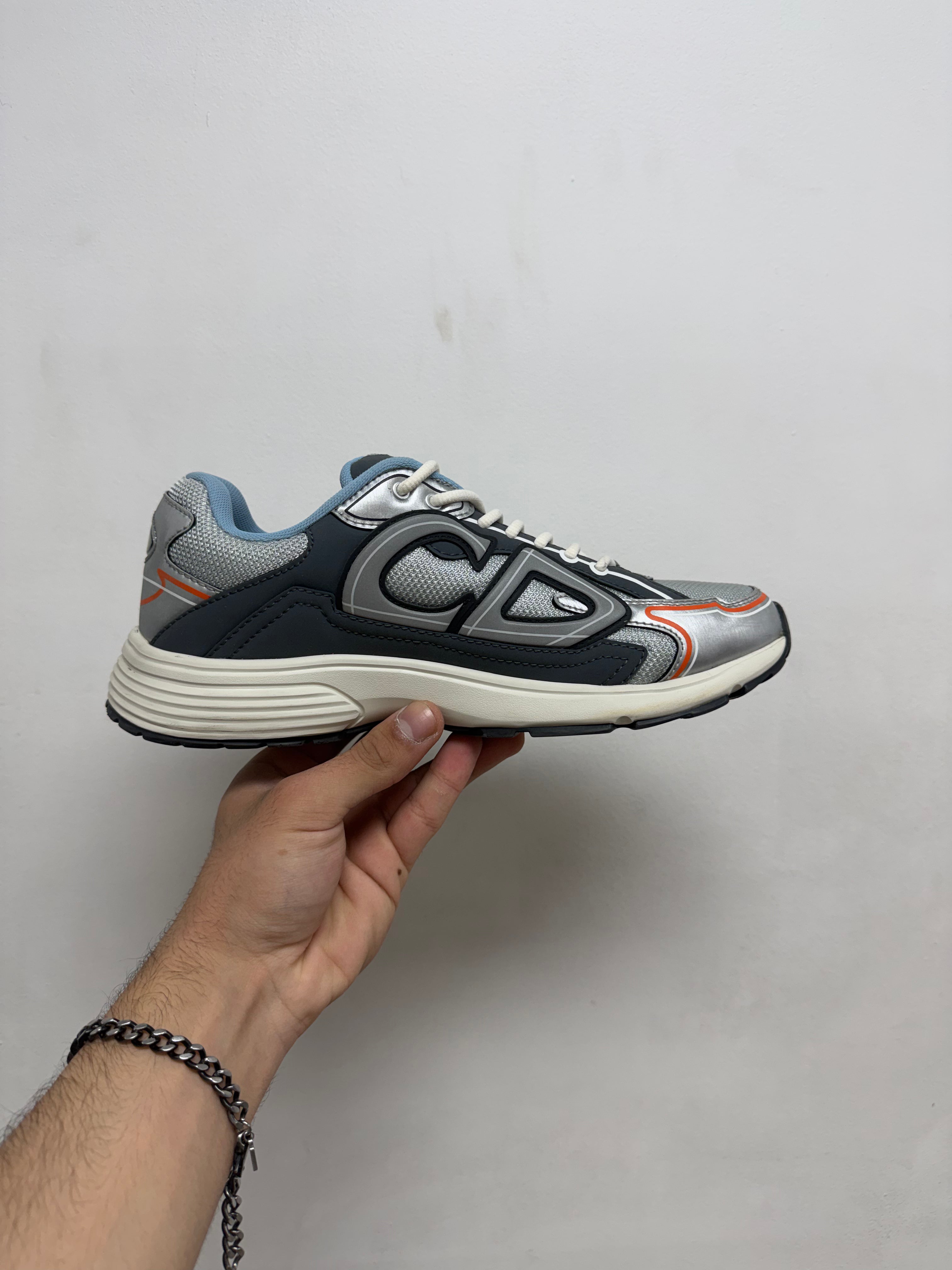Dior Baby Blue Silver B30 Sneakers