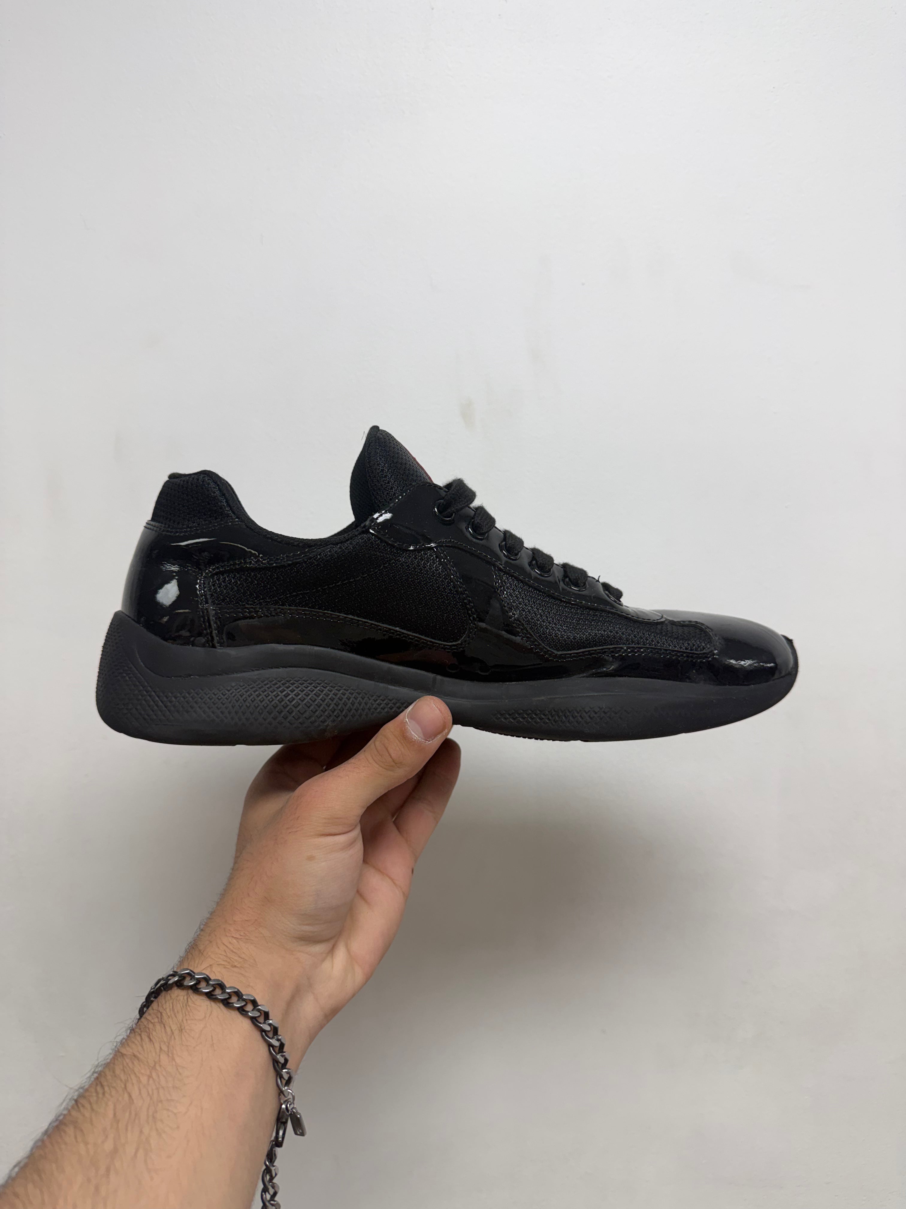Prada Black Cups Sneakers
