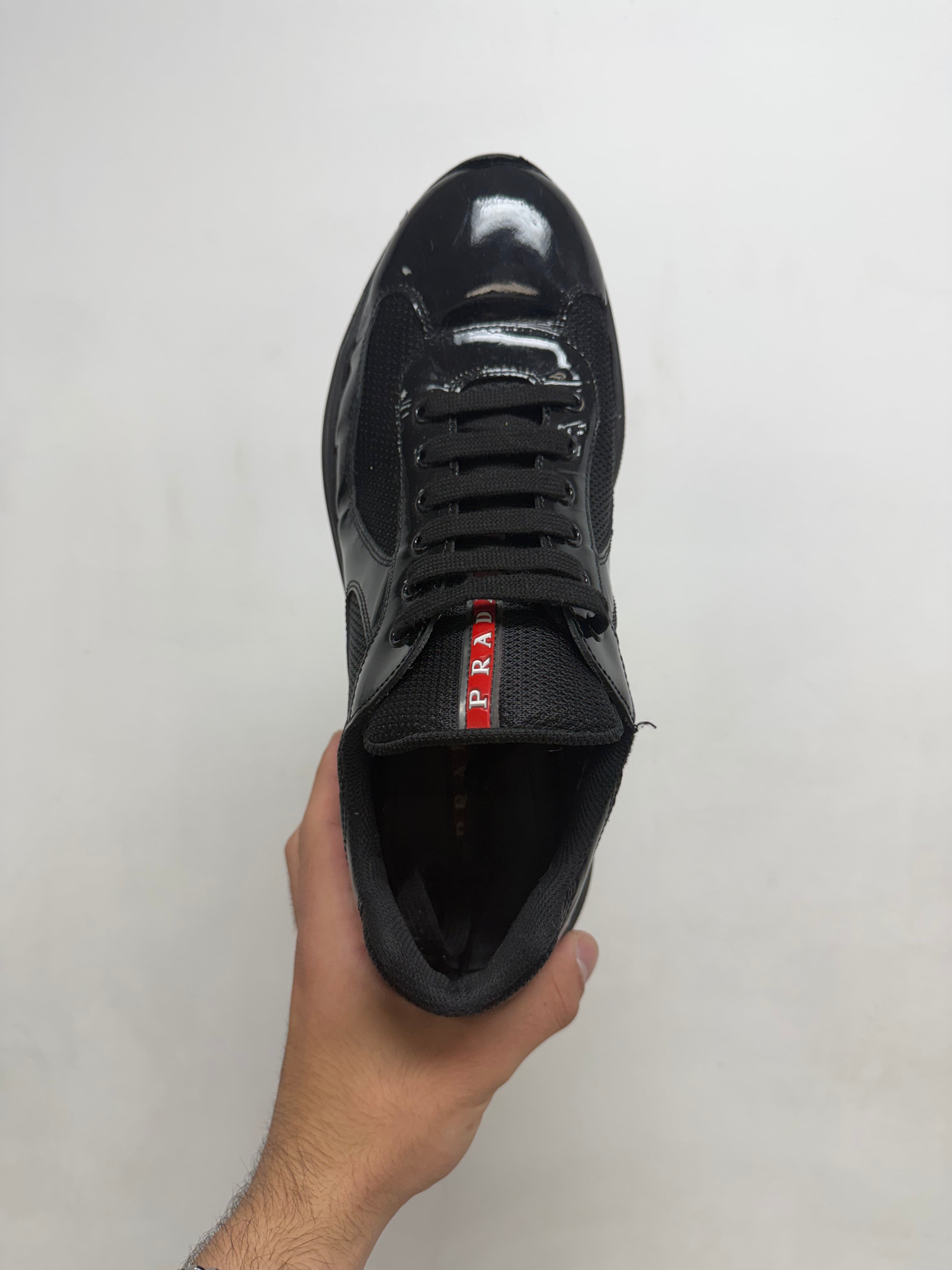 Prada Black Cups Sneakers