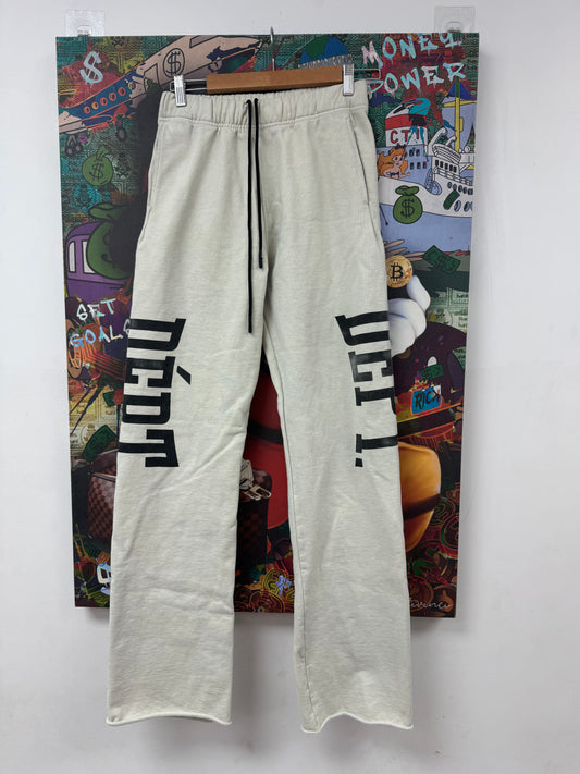 Gallery Dept Text Print Flare Sweats Used Small N/A