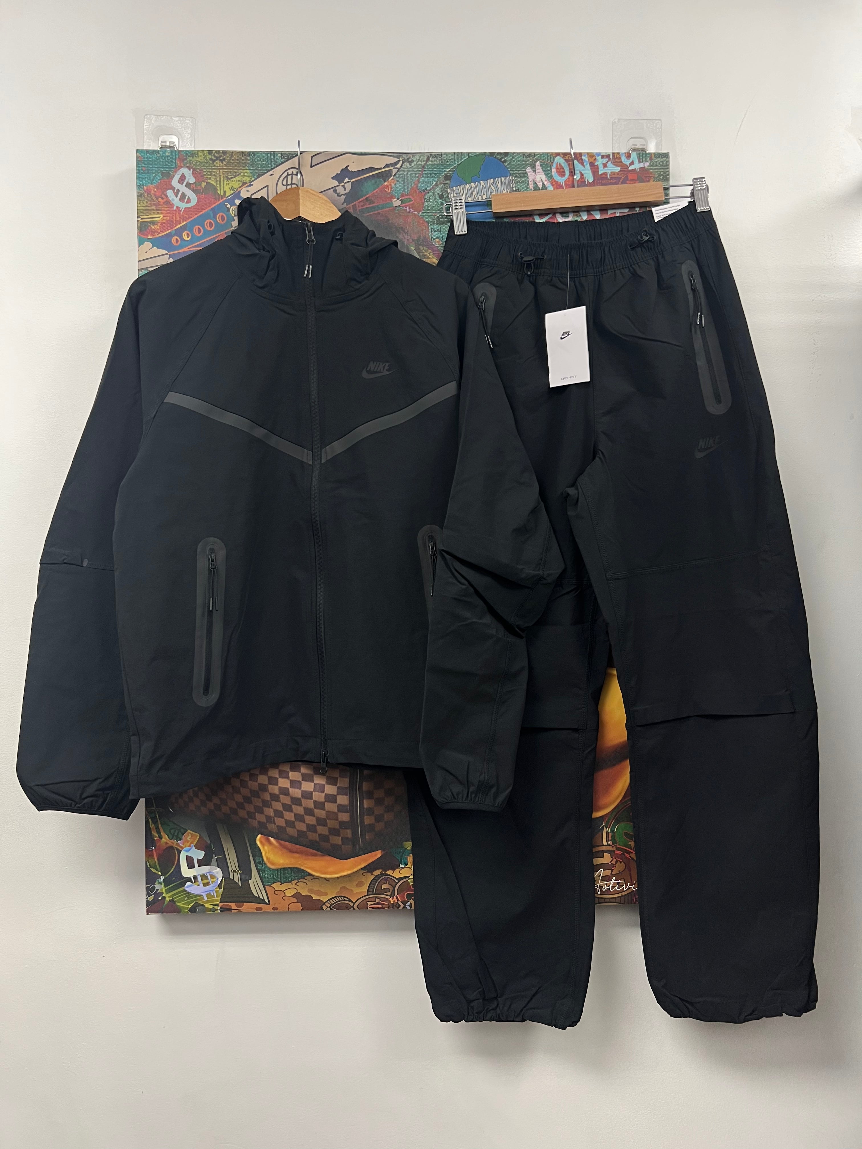 Nike Black Tech Track Suit