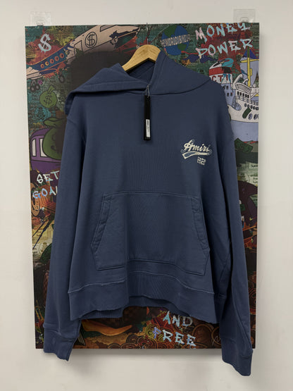 Amiri Hoodie Navy 22 Blue Fin