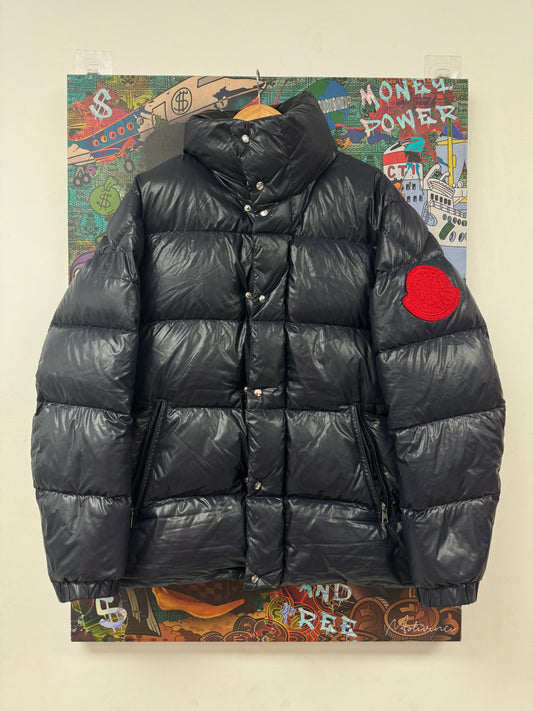 Moncler Giubbotto Jacket Navy Used 4 Large N/A