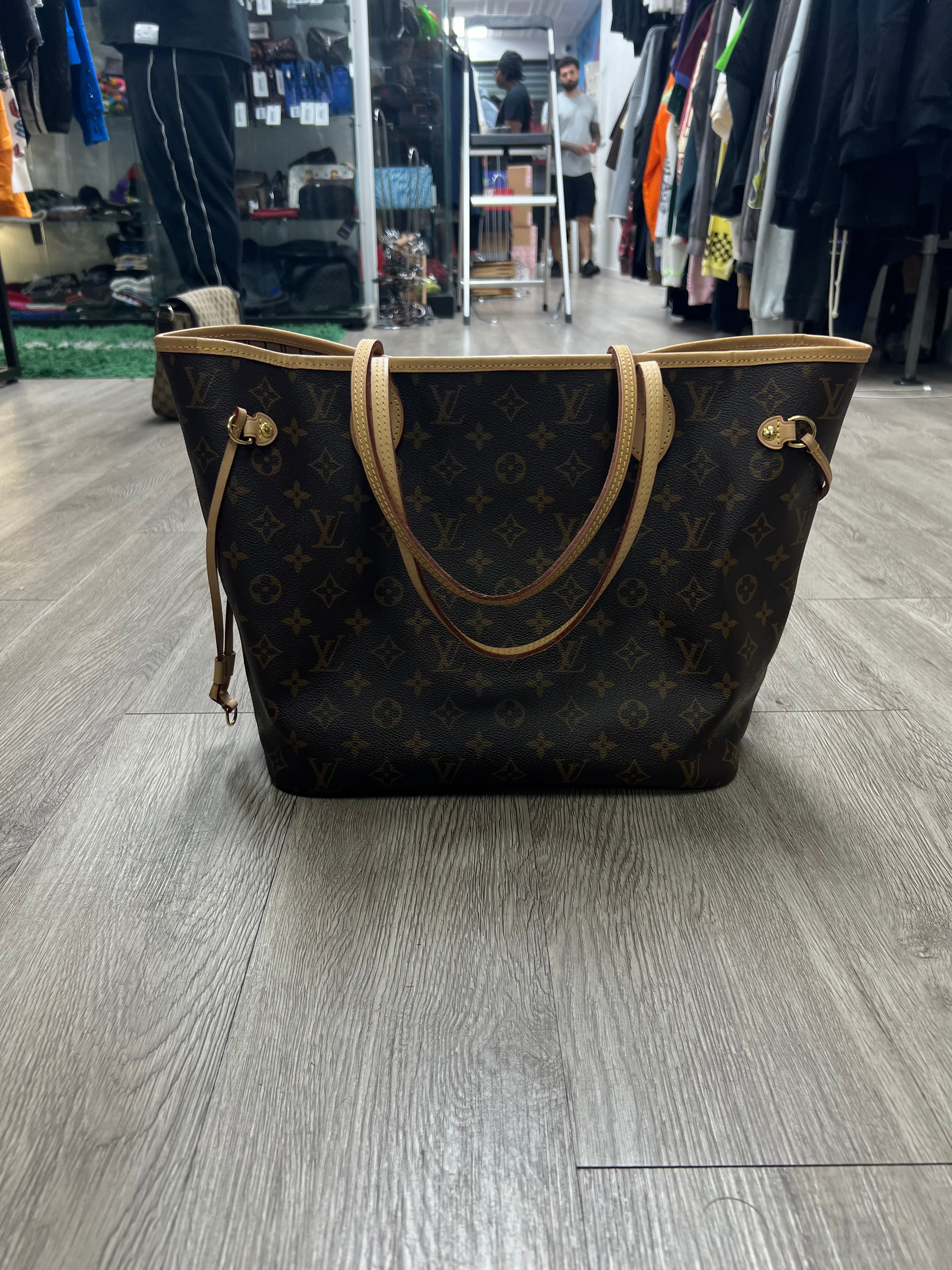 Louis Vuitton Brown Monogram Neverfull Bag