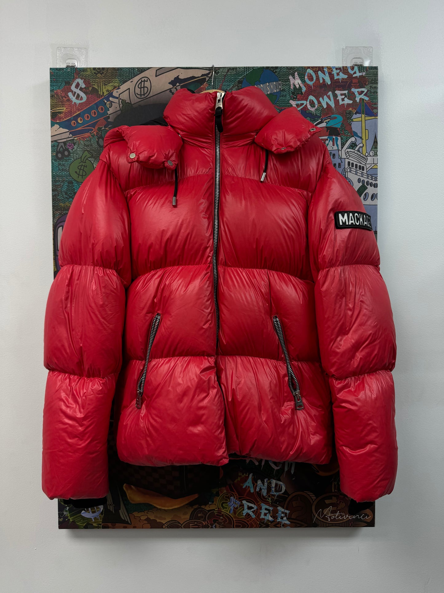 Mackage Puffer Red Jacket
