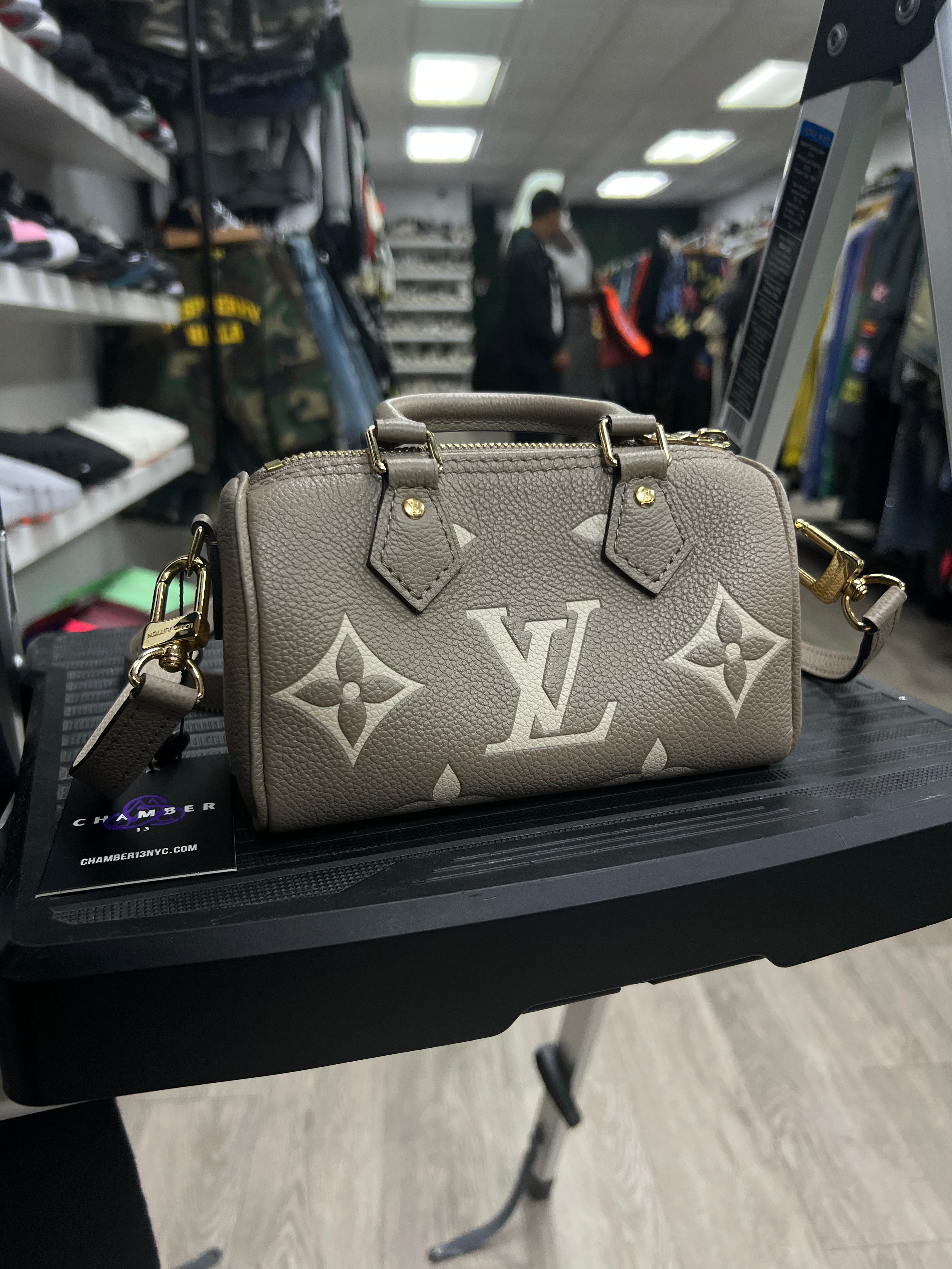 Louis Vuitton Speedy Empreinte Leather Bag