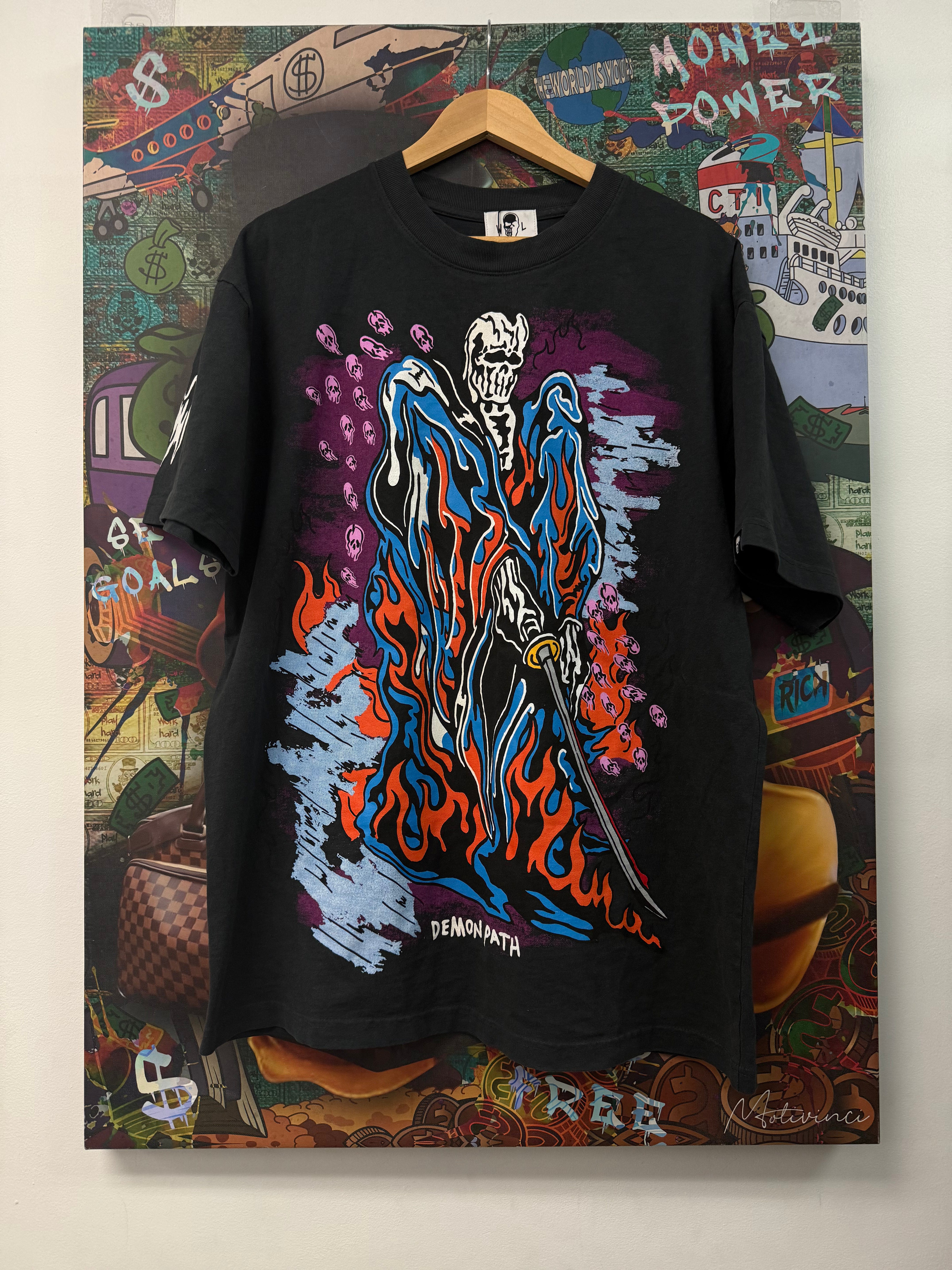 Warren Lotas Black Demon Patch Tee