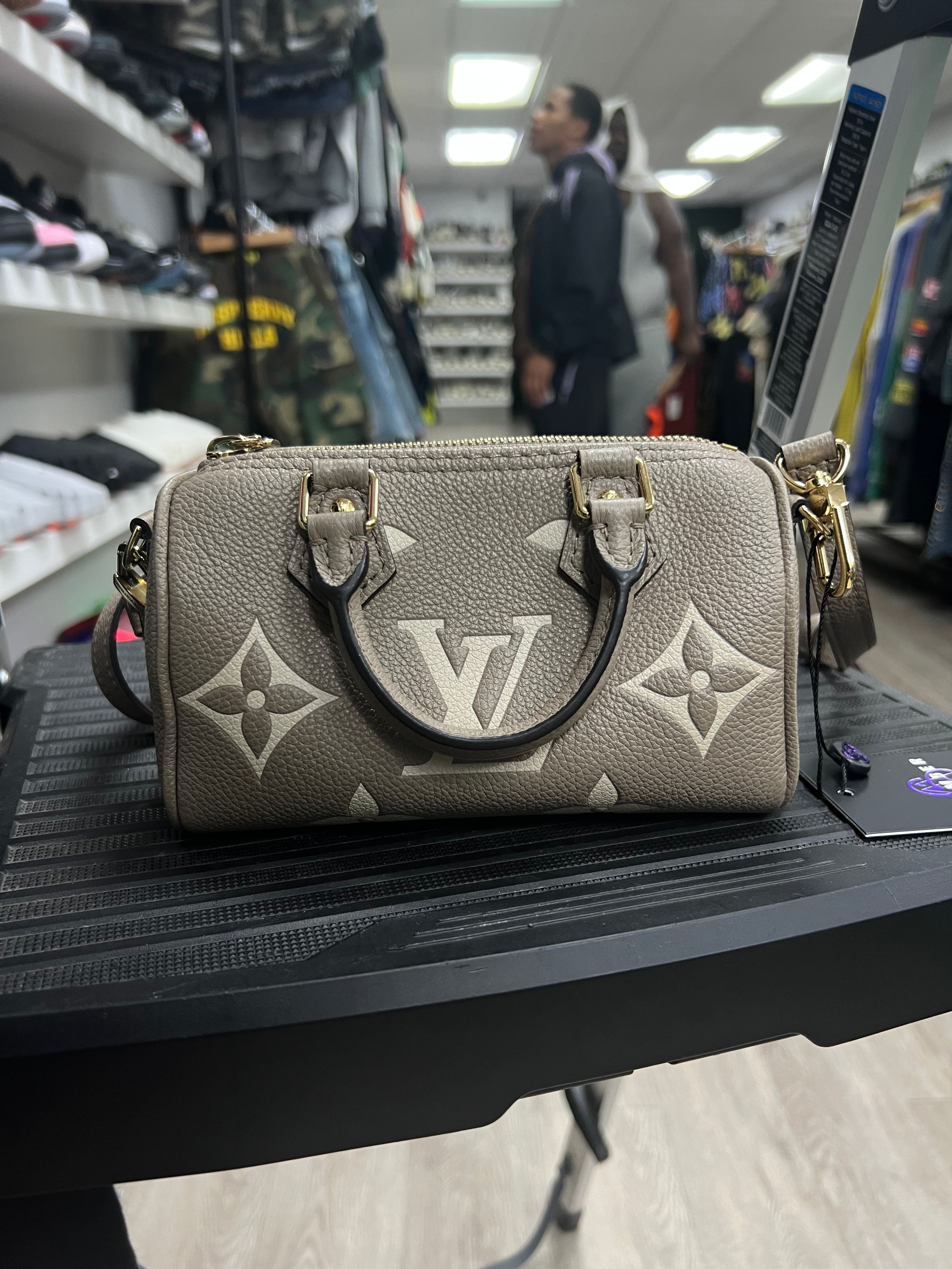 Louis Vuitton Speedy Empreinte Leather Bag