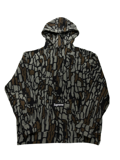 Supreme Fleece Multi Grey Brown Used Large