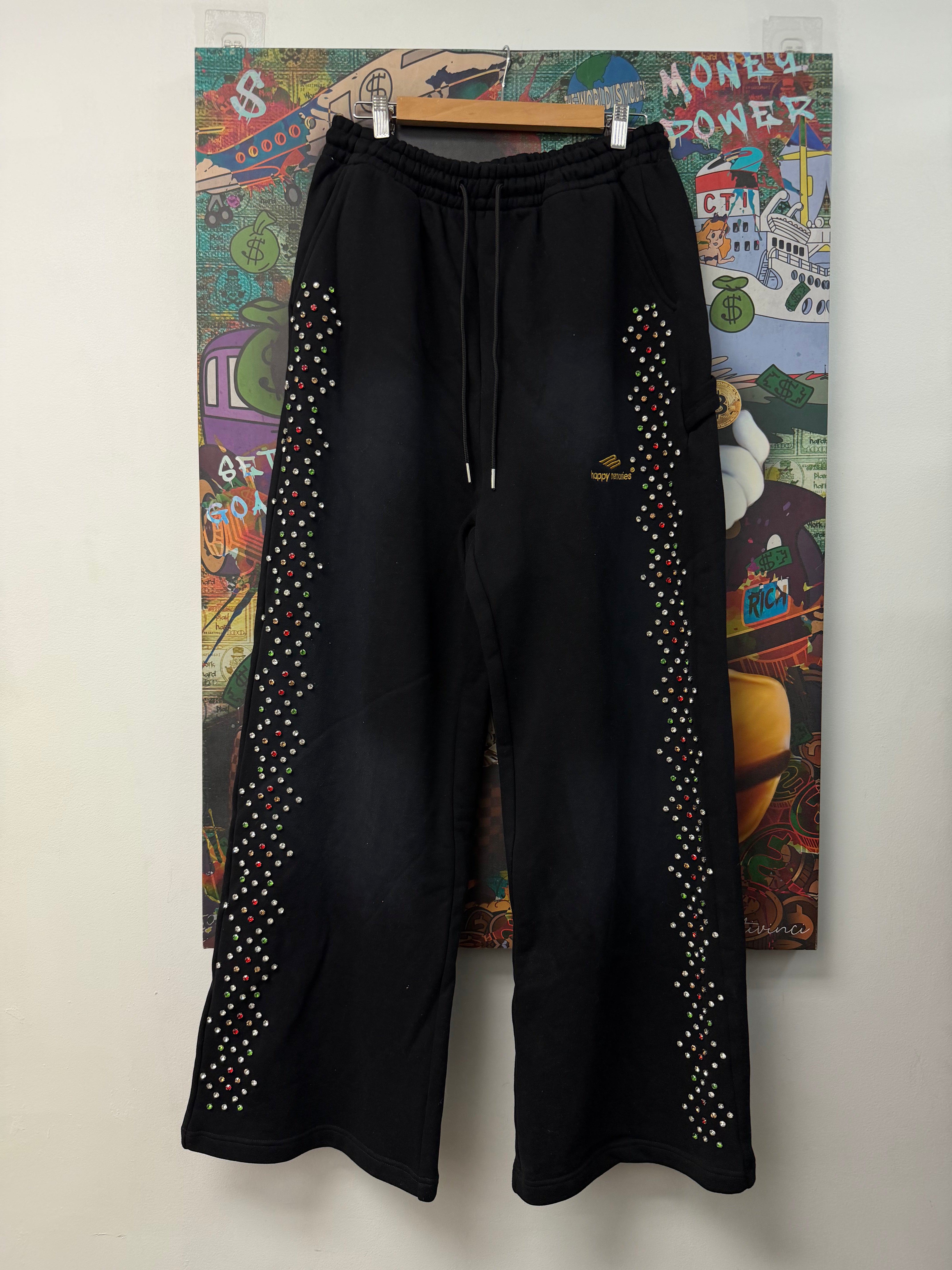 HMDD Crystal' Black & Red Sweats