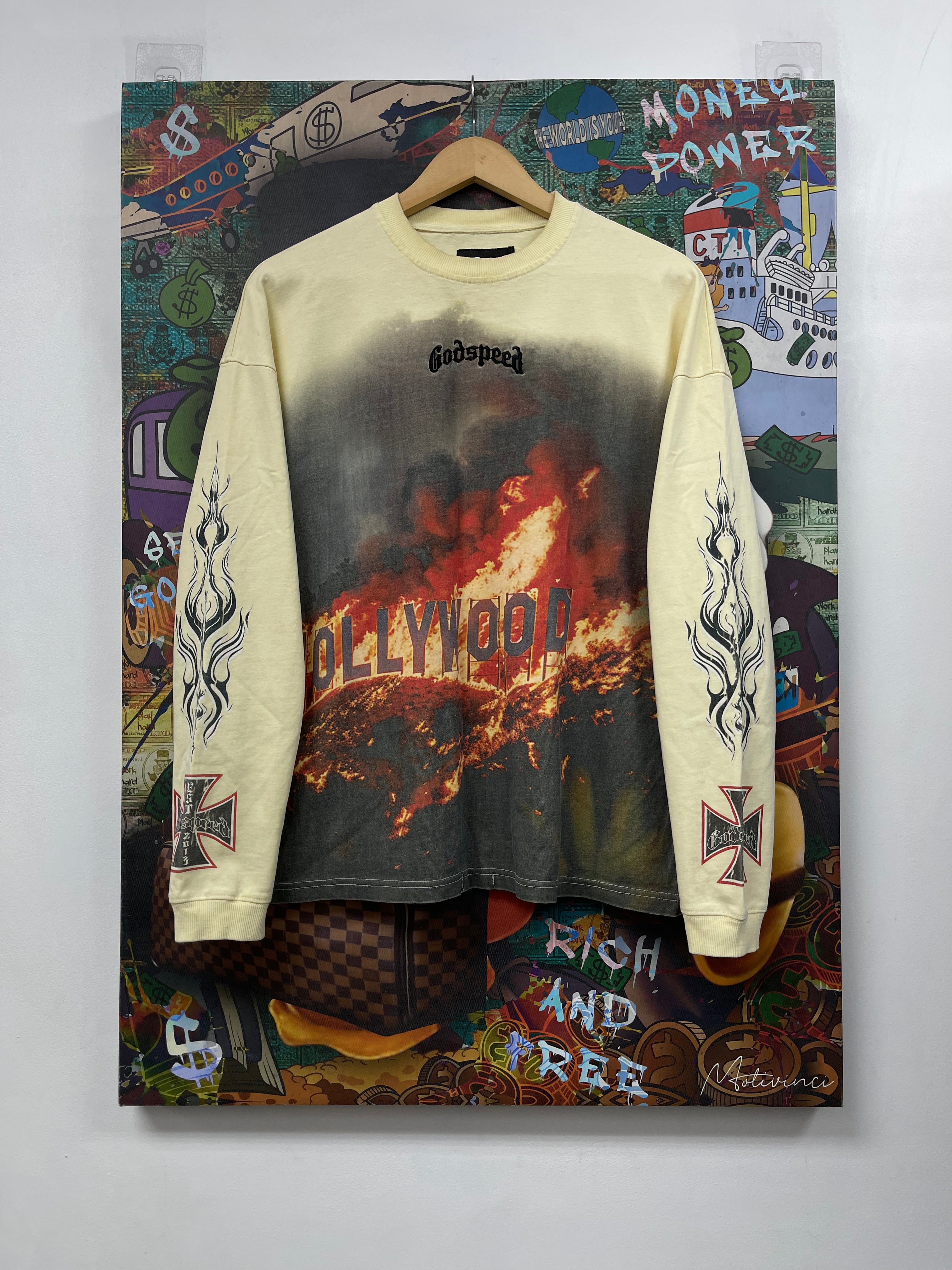 Godspeed Bone Hollywood Inferno Tee