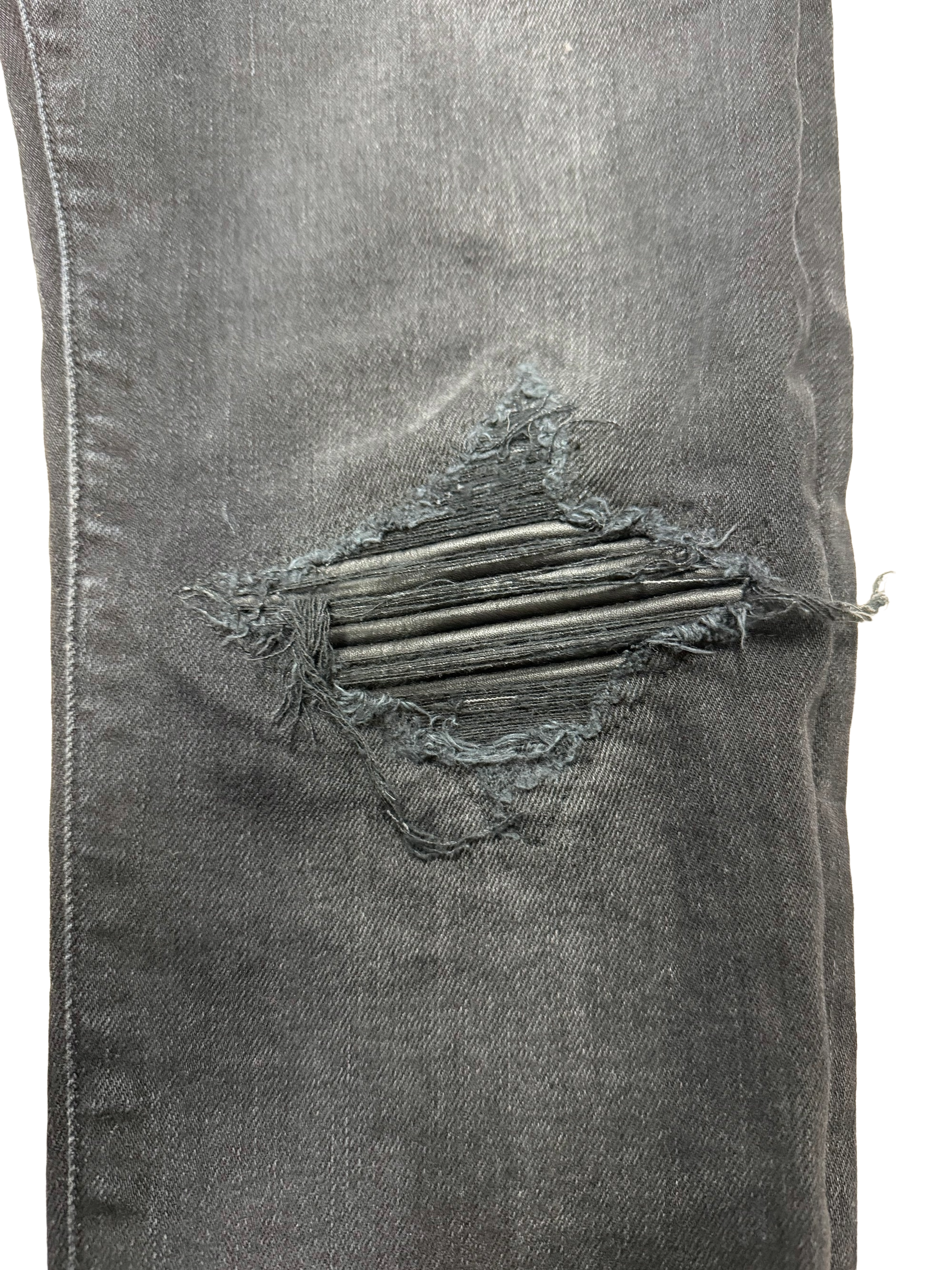 Amiri MX1 Patch Black Wash Jeans