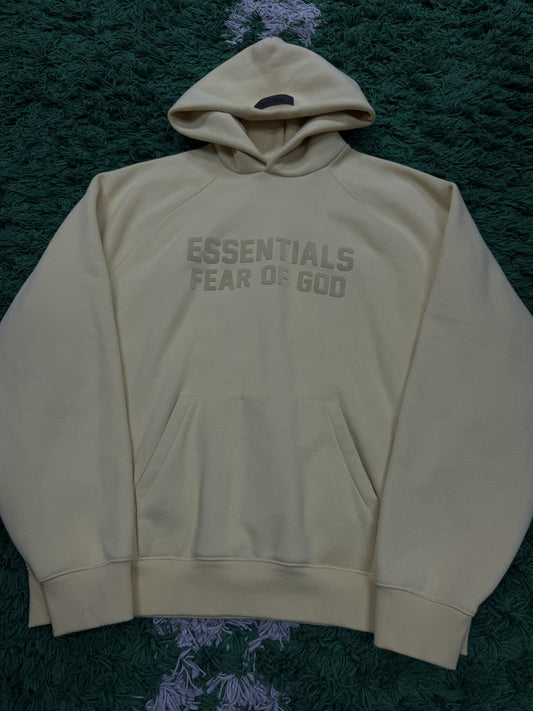 Essentials Hoodie Harvest Yellow Used Large N/A