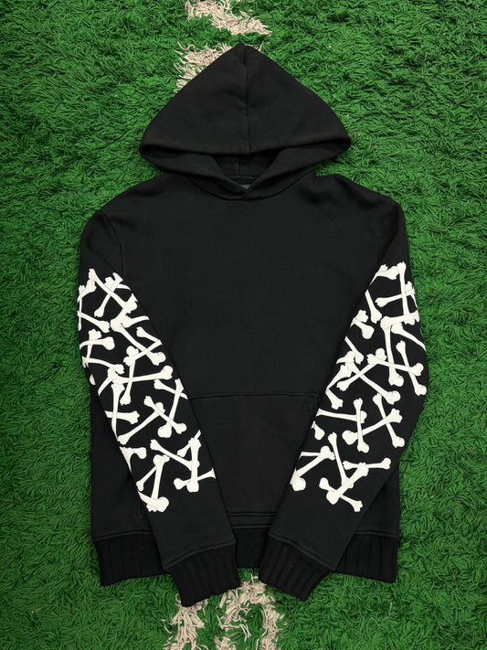 Amiri Hoodie Black Bones Stars size:Medium Used