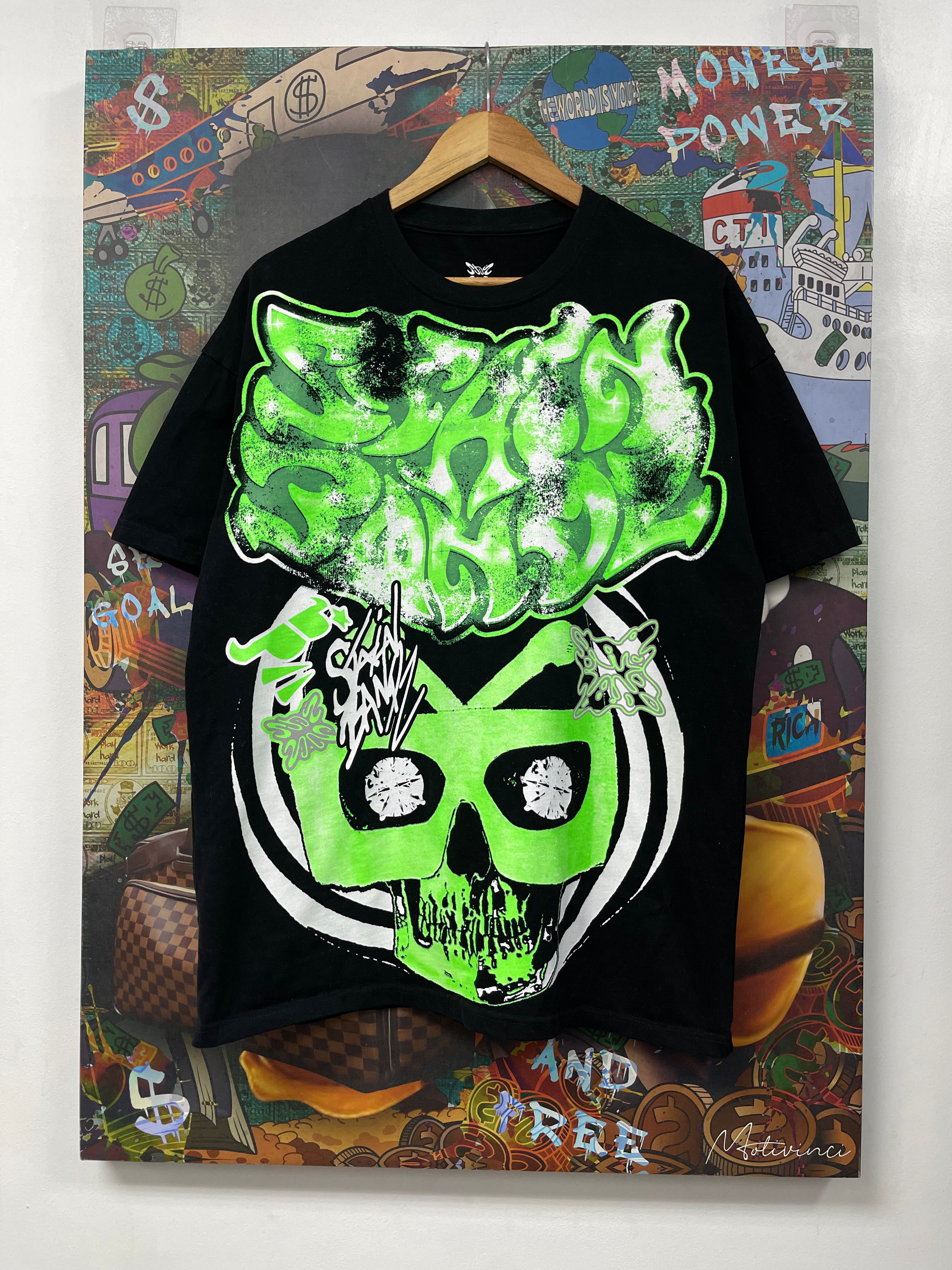 SB Studios Black Green Tee