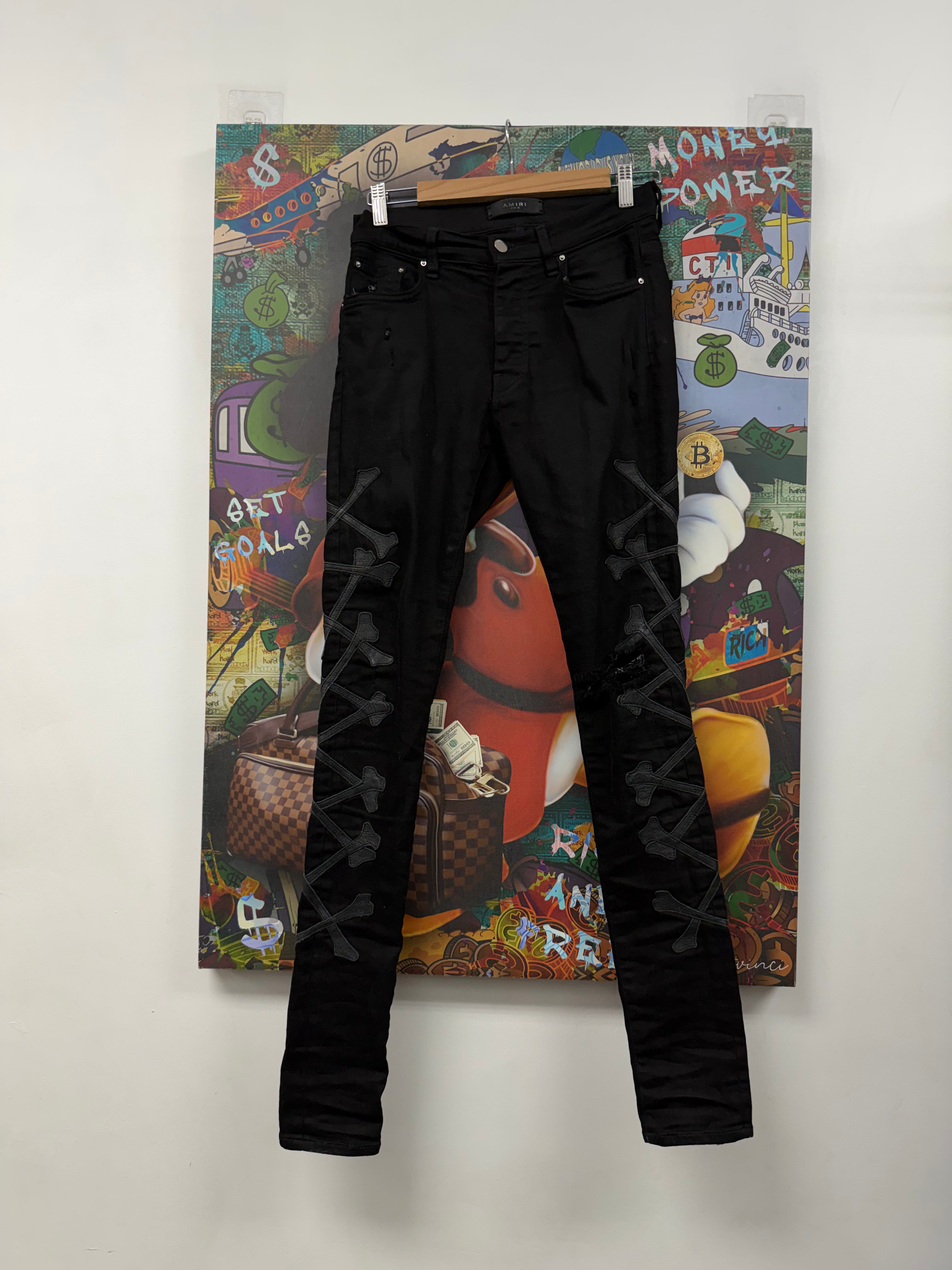 Amiri Black Bone Jeans