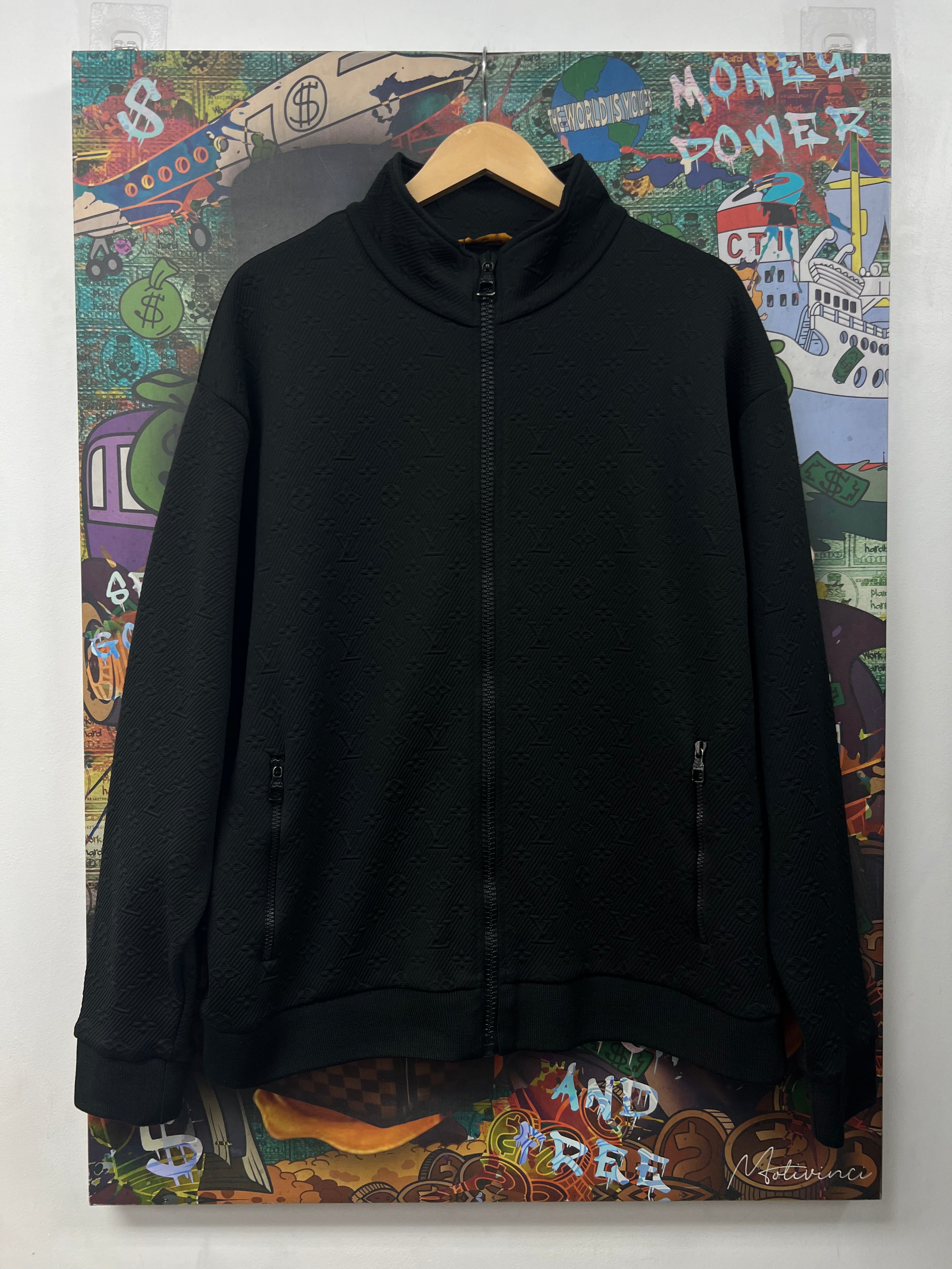 Louis Vuitton Black Monogram Track Jacket