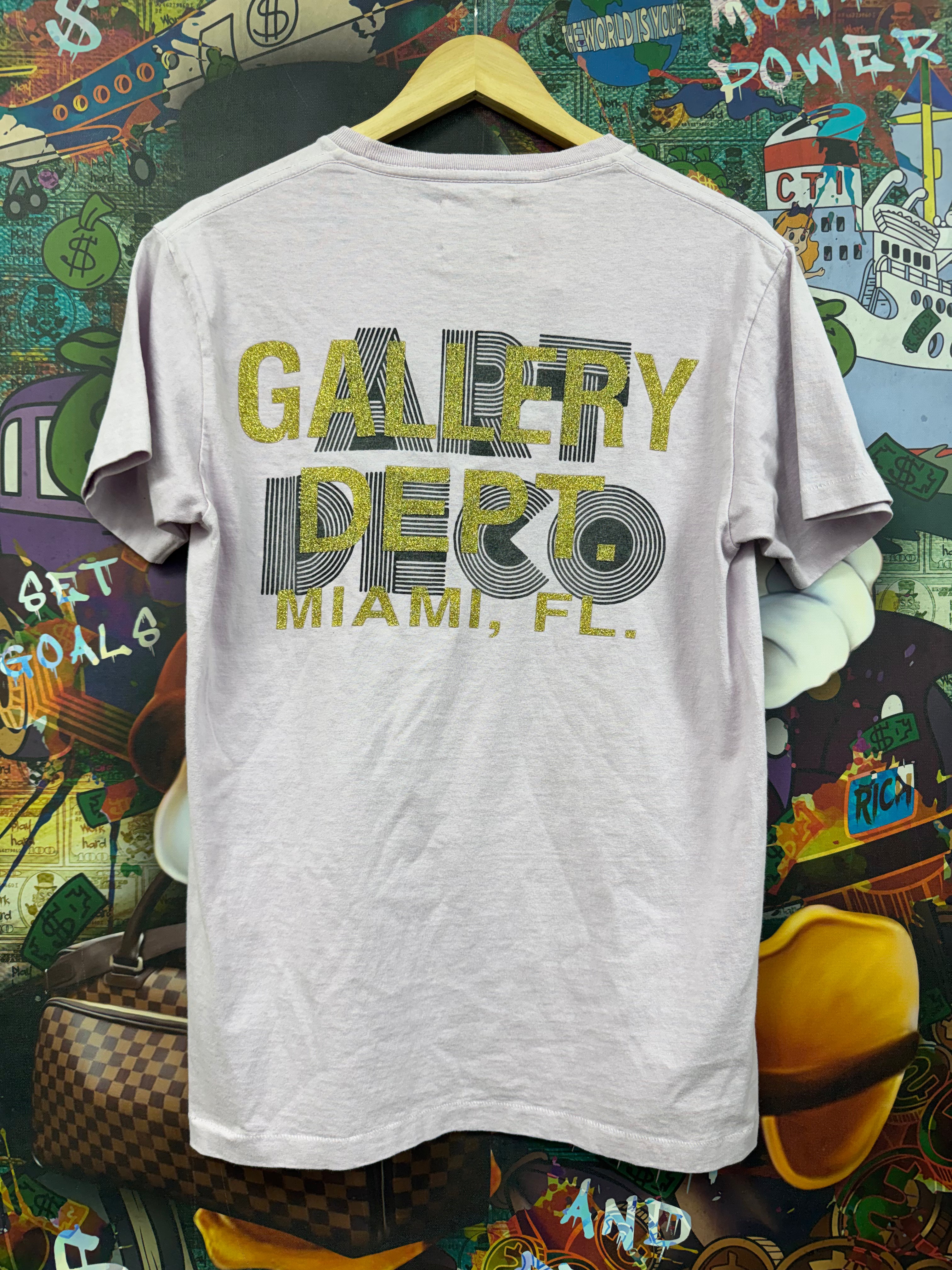 Gallery Dept Purple Art Deco Tee