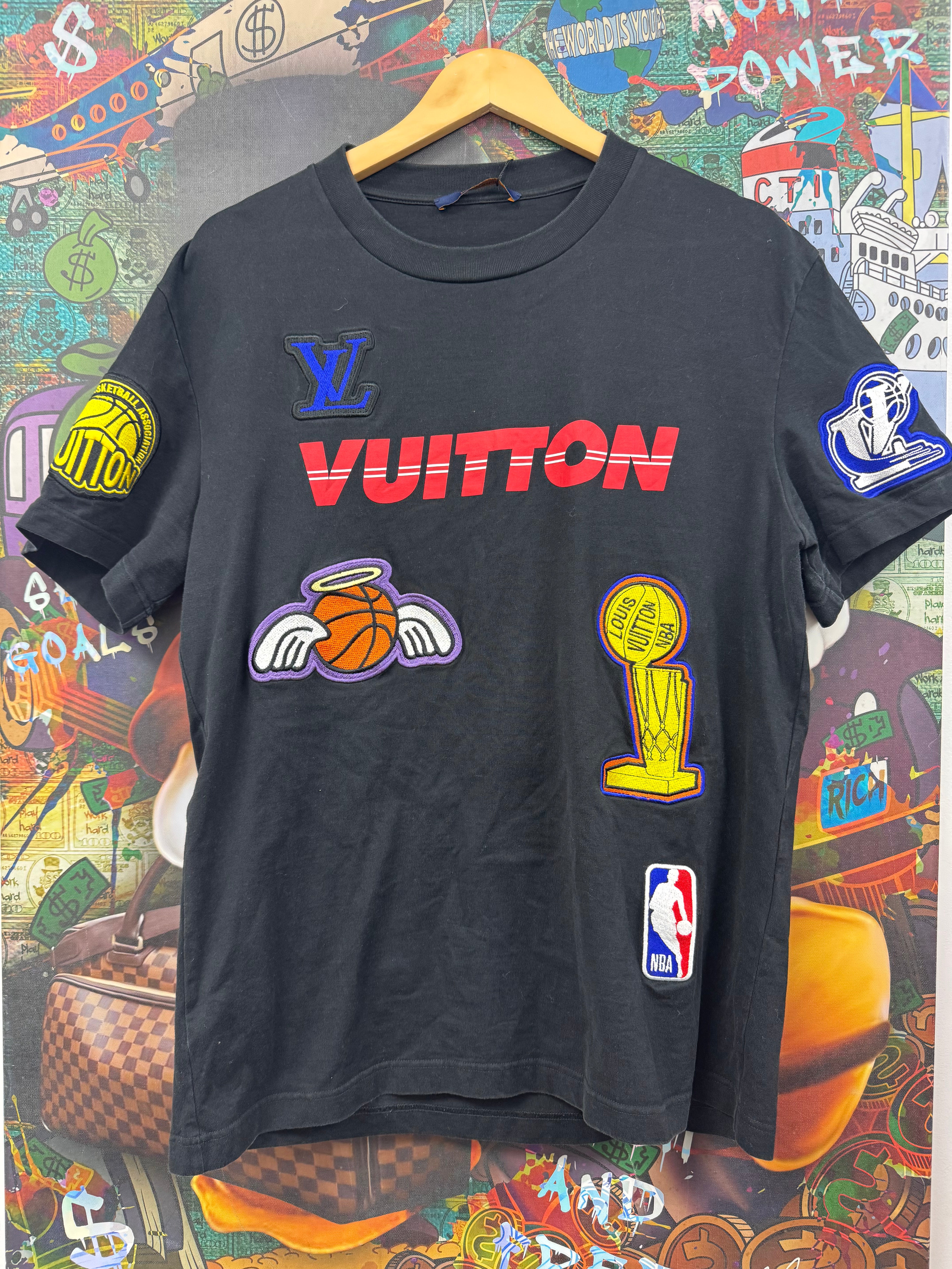 Louis Vuitton Black NBA Tee
