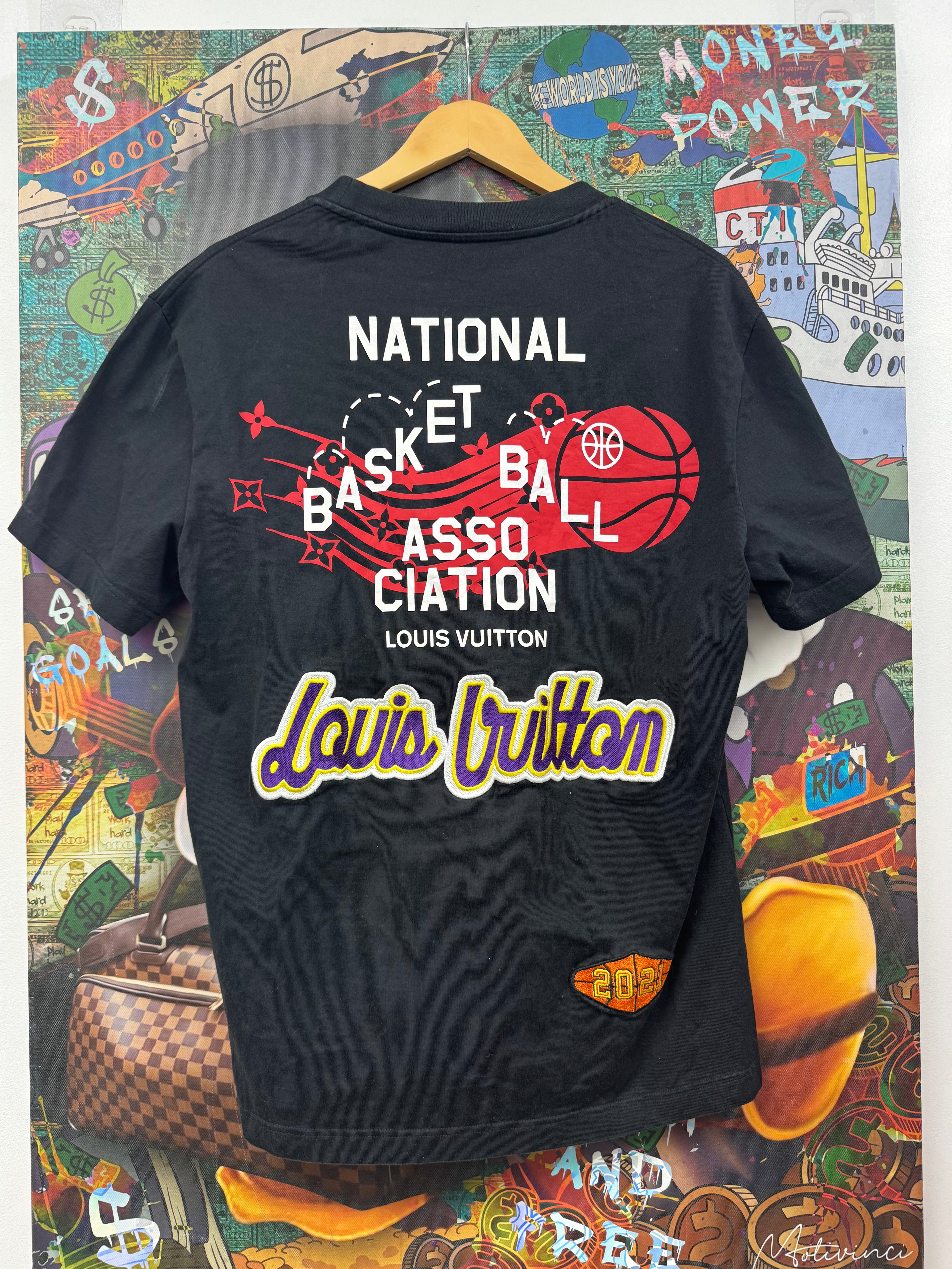 Louis Vuitton Black NBA Tee