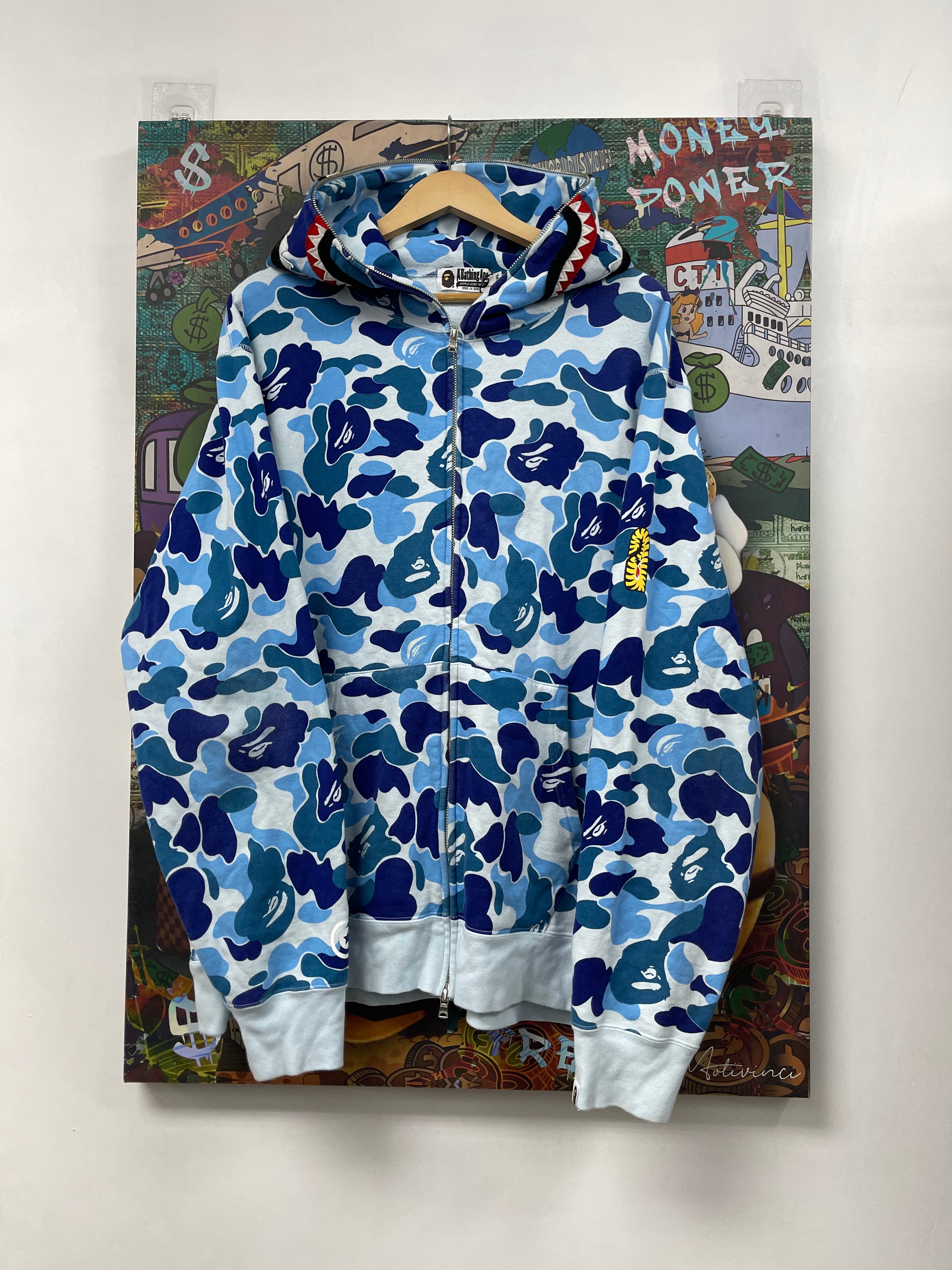BAPE Baby Blue Shak PONR Zip Up