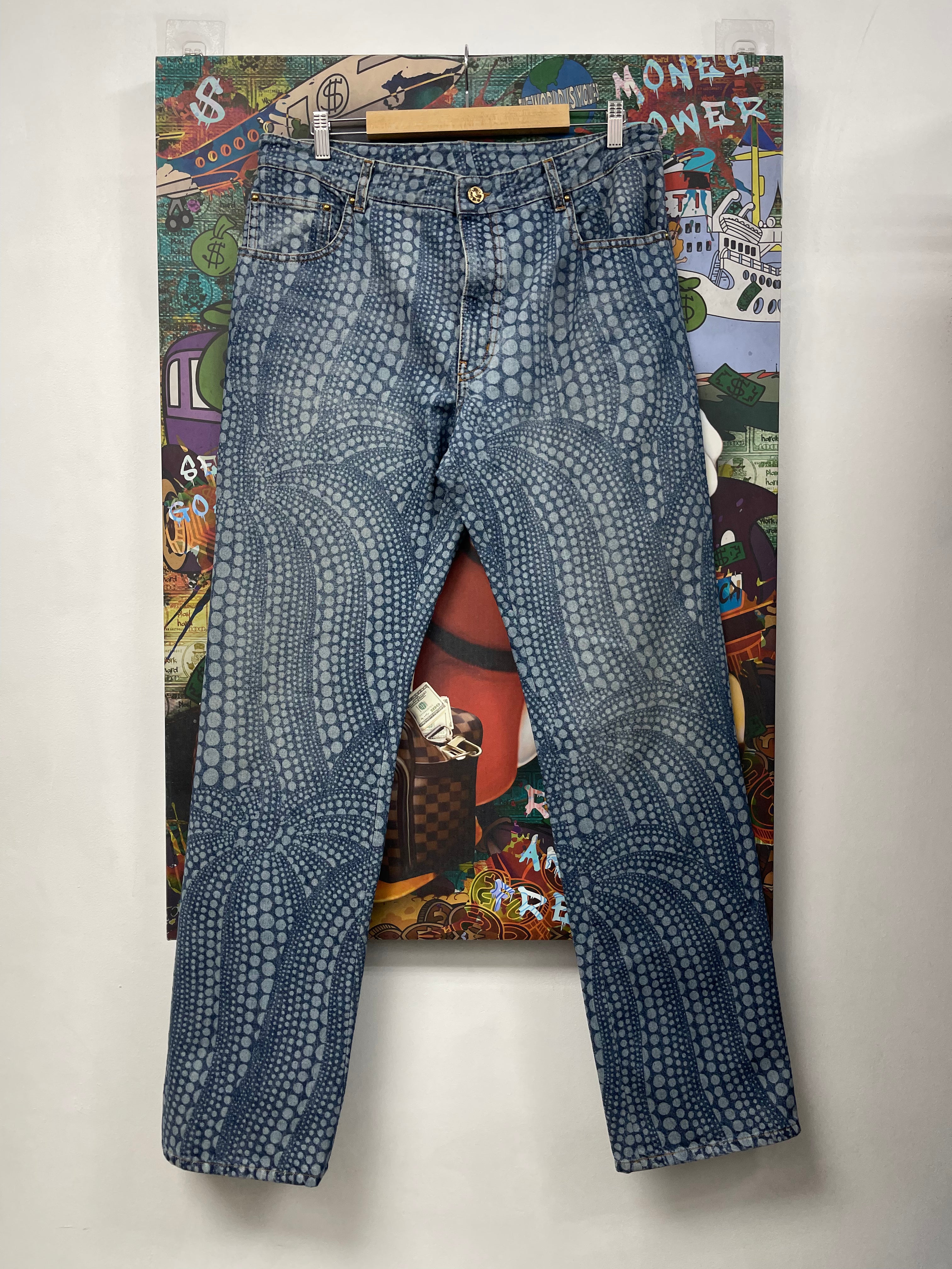 Louis Vuitton All Over Pumpkin Jeans