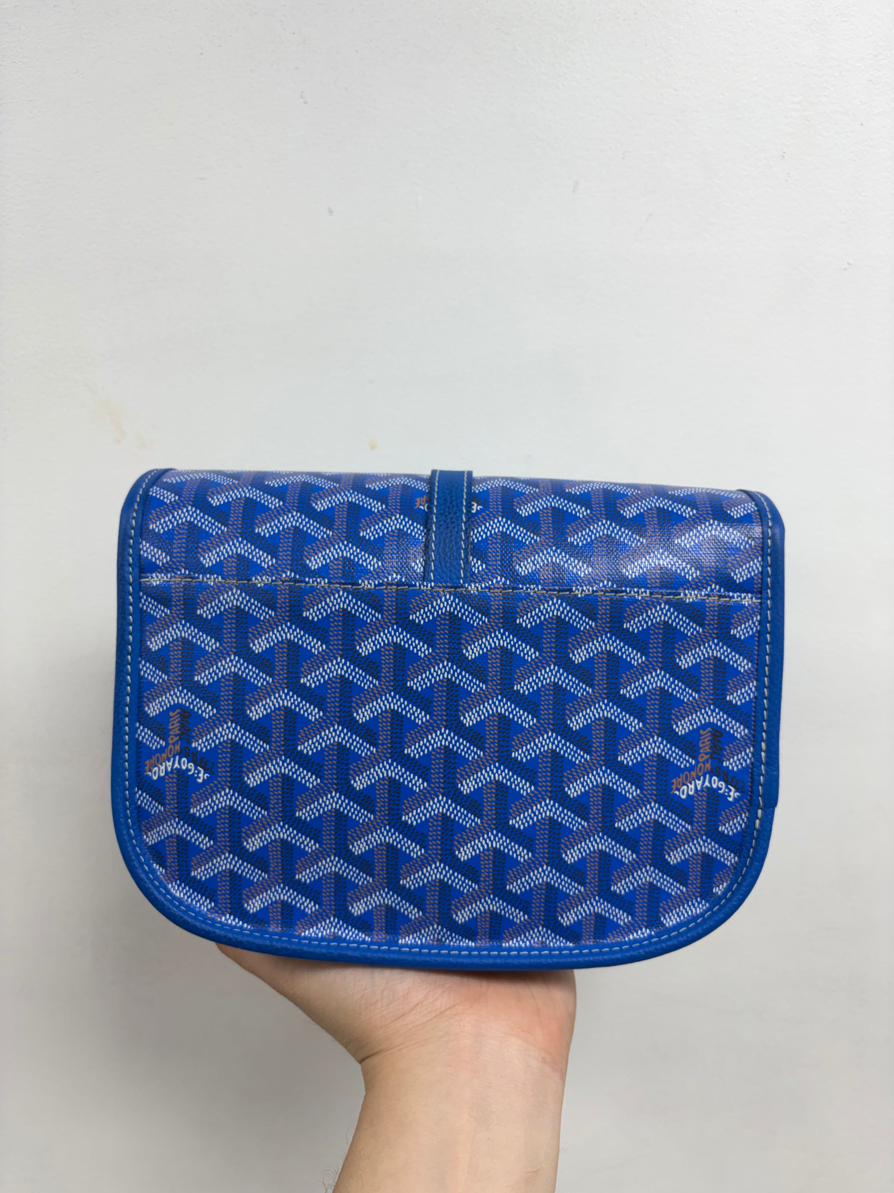 Goyard Sky Blue Belvedere Bag