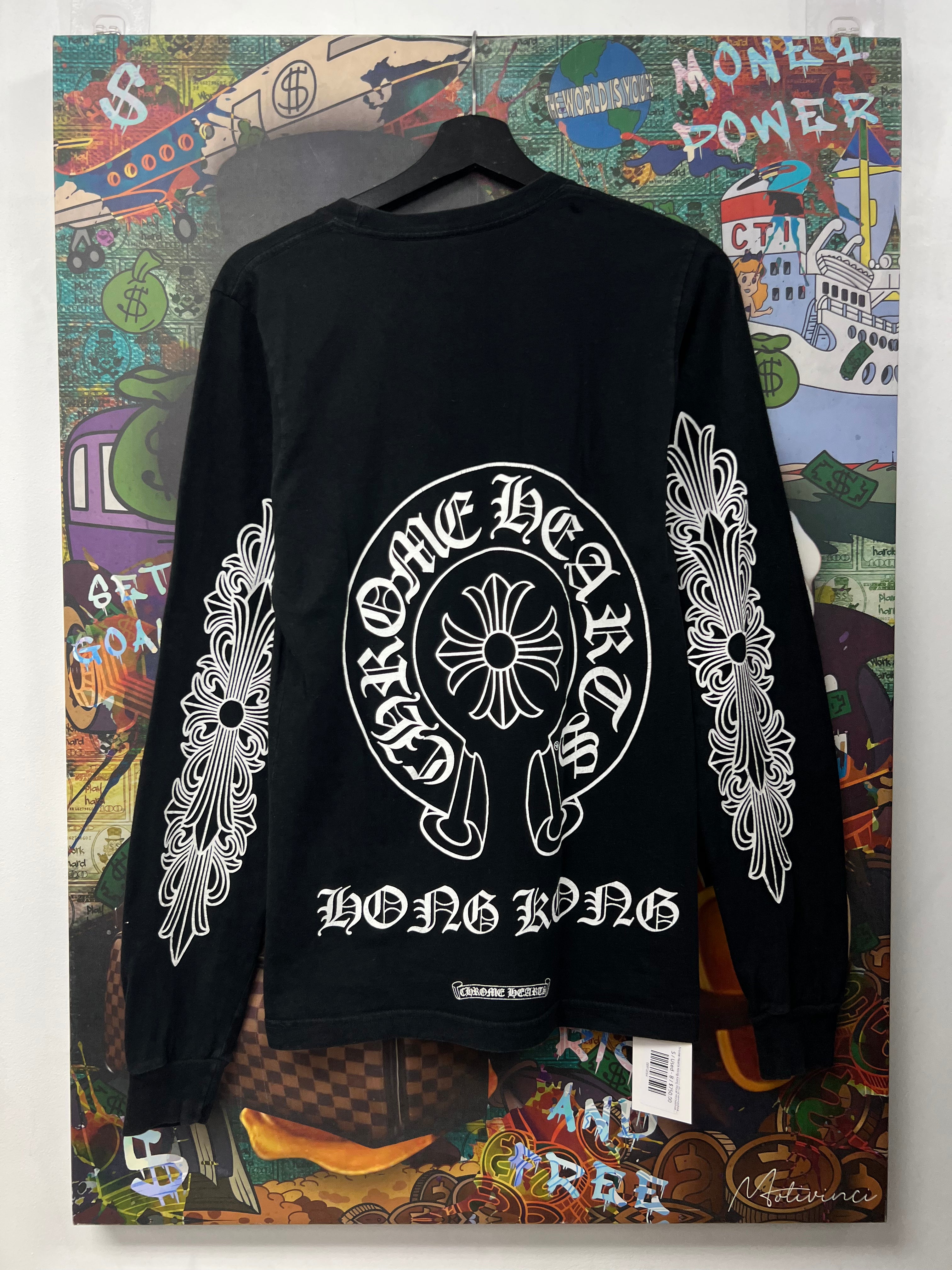 Chrome  Hearts Hong Kong Floral Horseshoe Long Sleeve