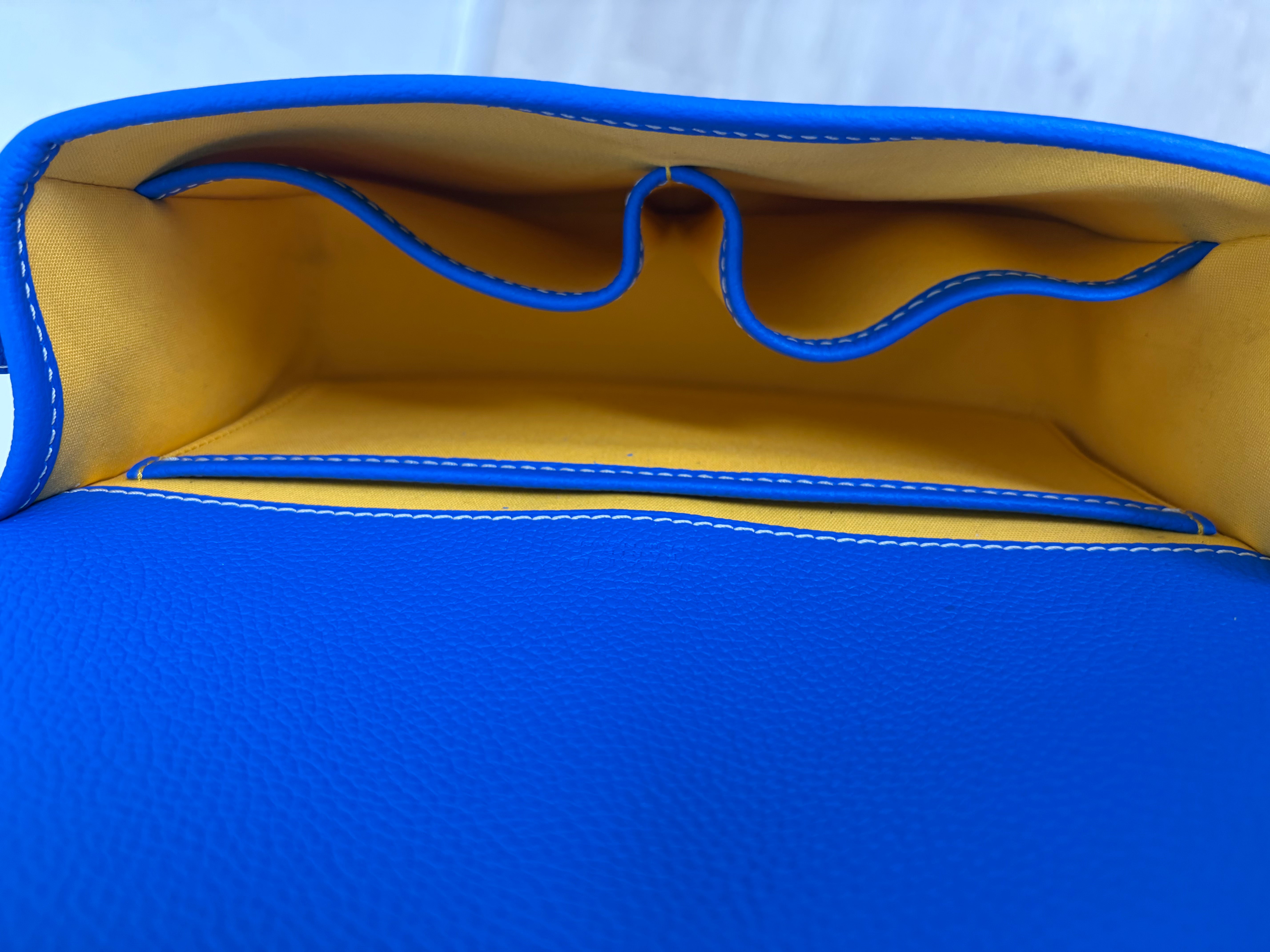 Goyard Sky Blue Belvedere Bag
