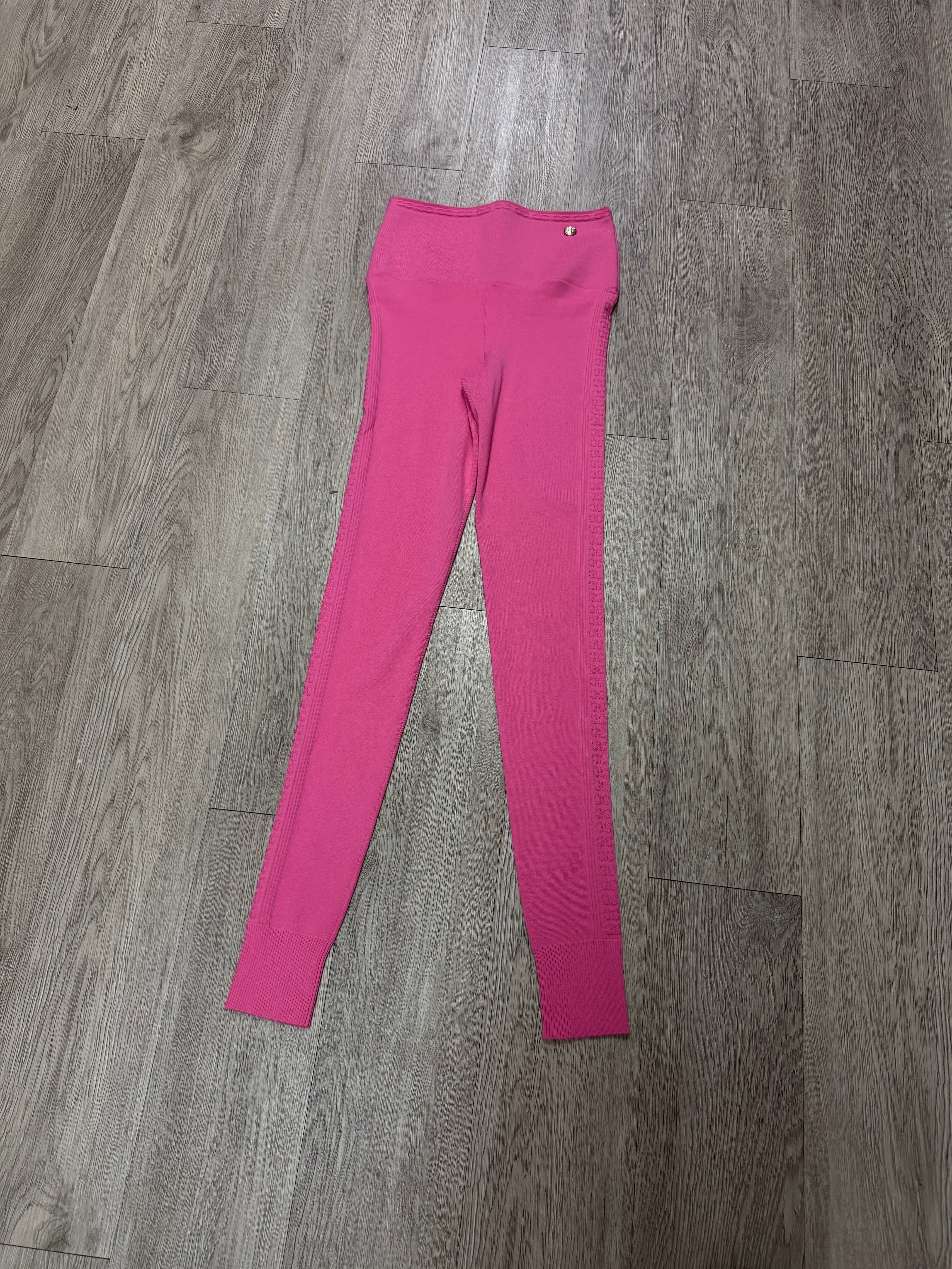 Chanel Pink Intertwined Leggings