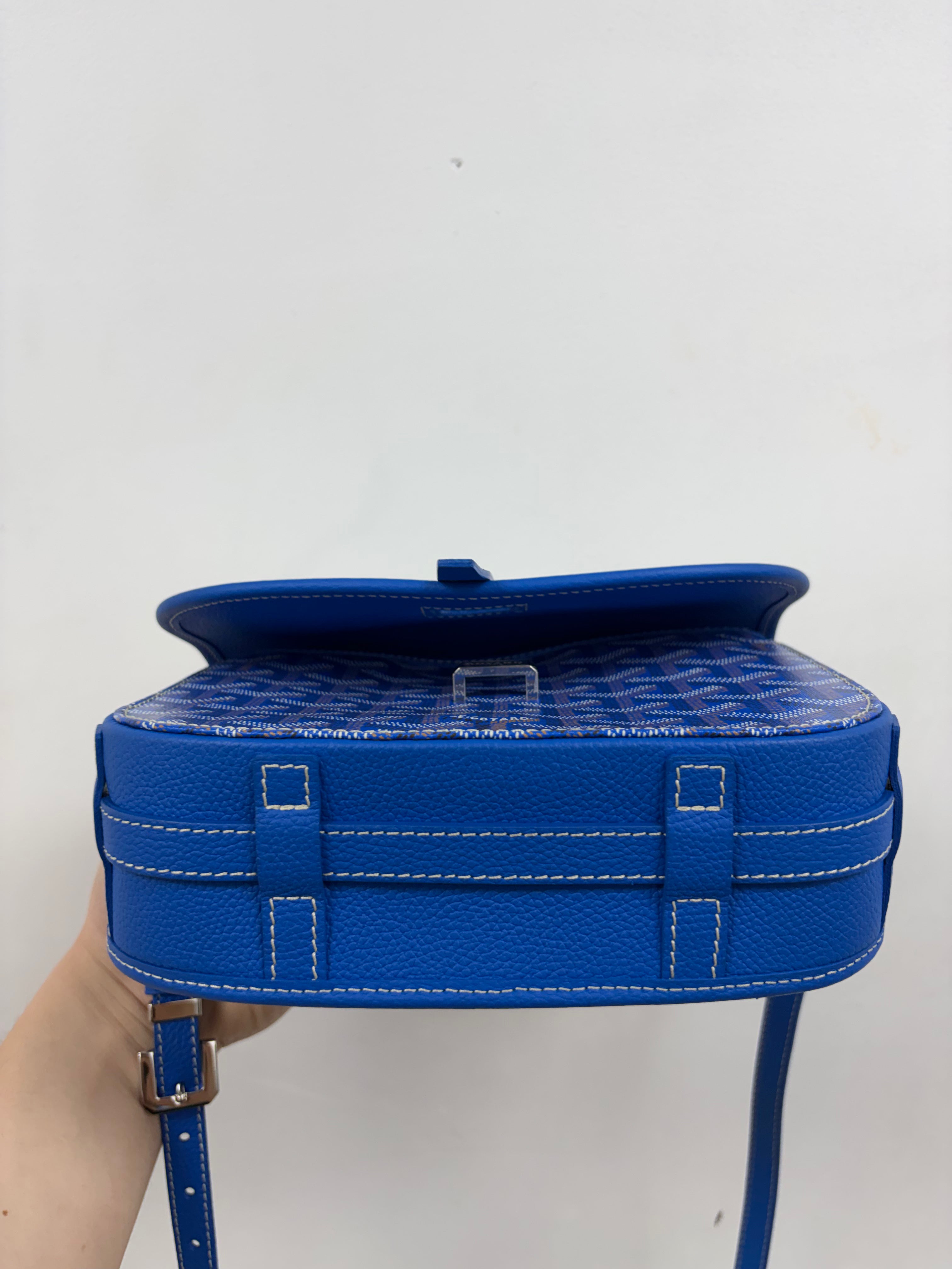 Goyard Sky Blue Belvedere Bag