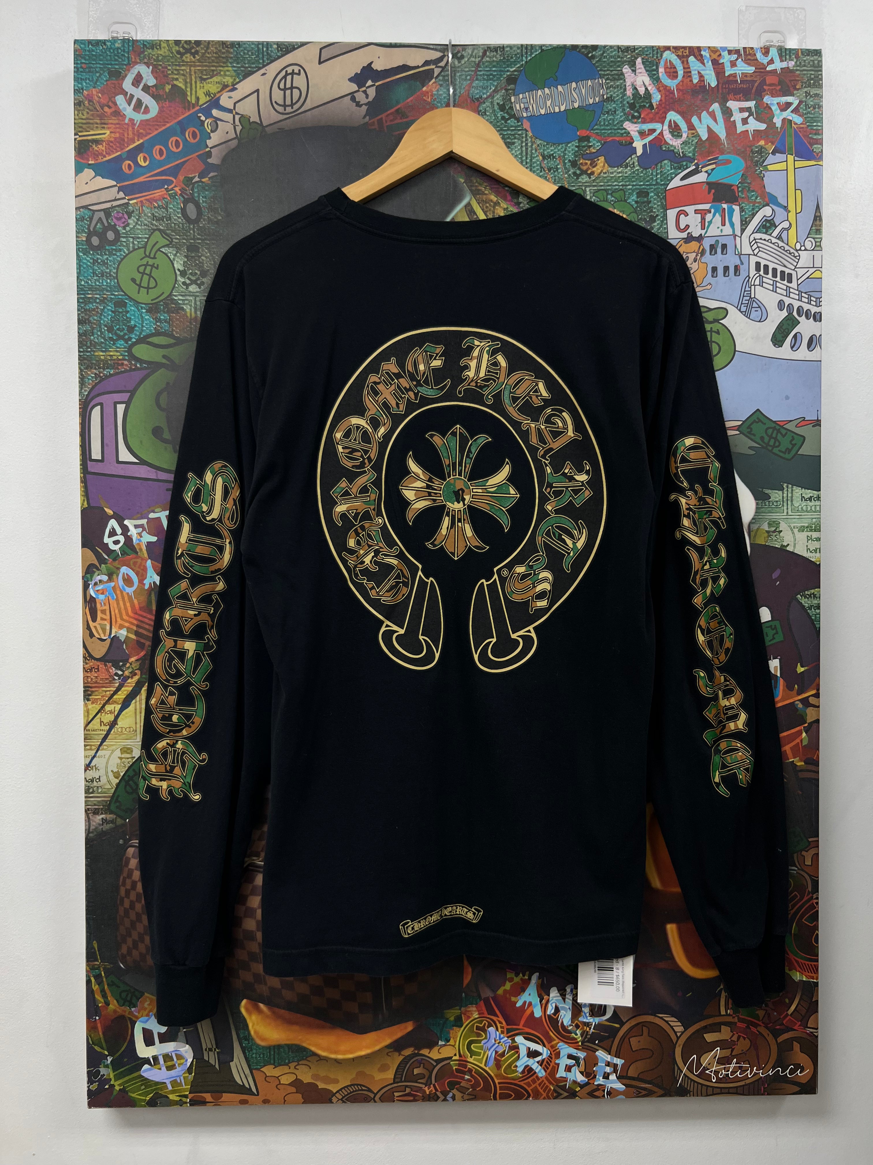 Chrome  Hearts Camo King Taco (Repaired) Long Sleeve