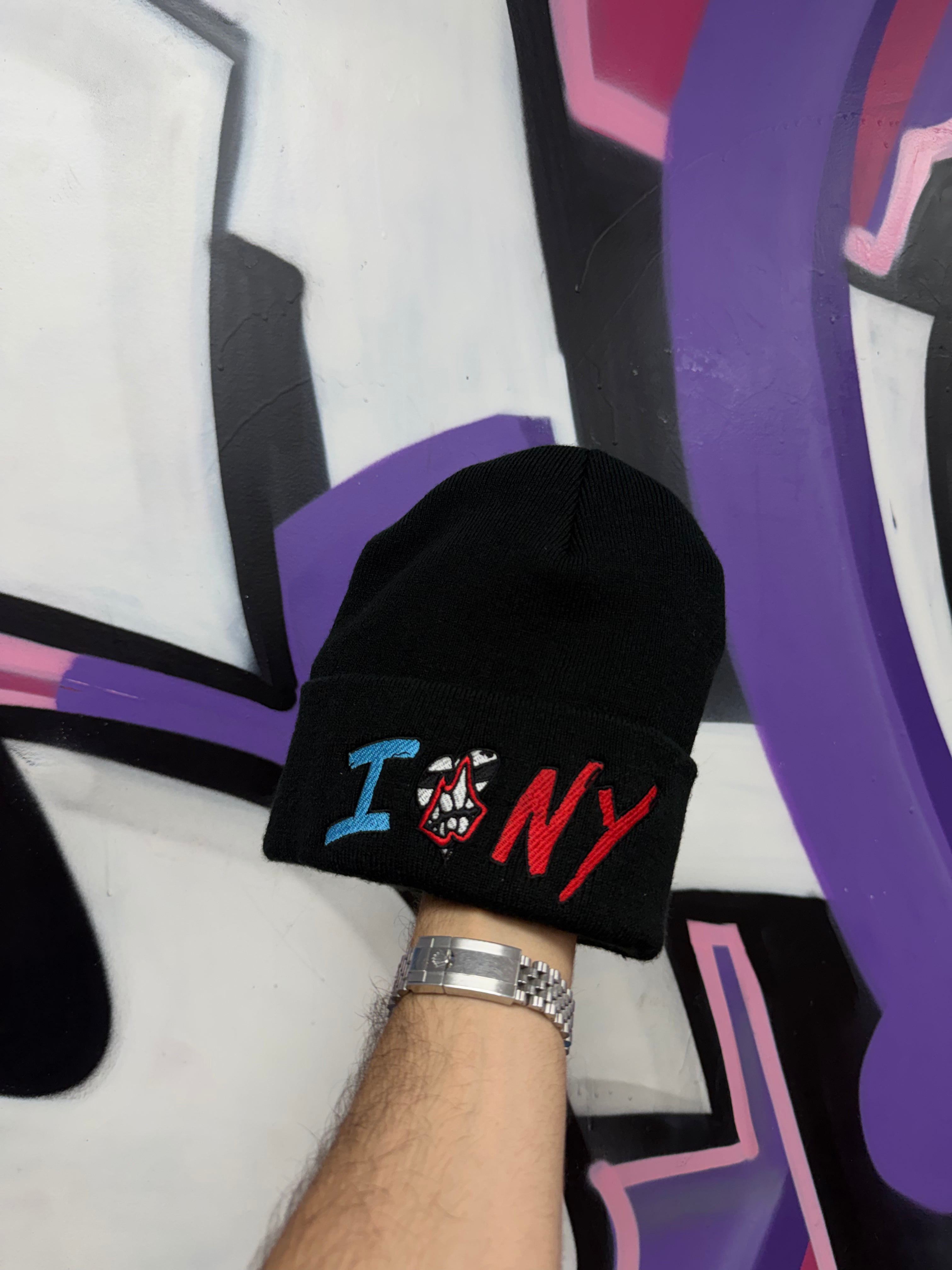 Chrome  Hearts Matty Boy I Love NY Beanie