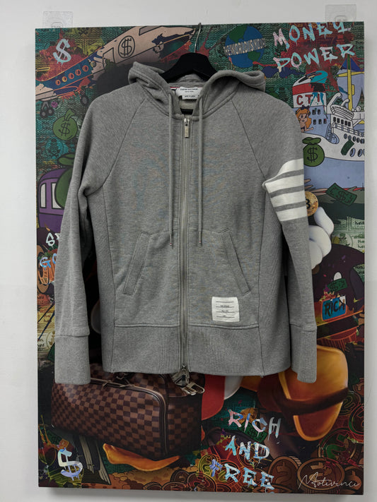 Thom Browne Zip Up Grey Used 1 (small) N/A