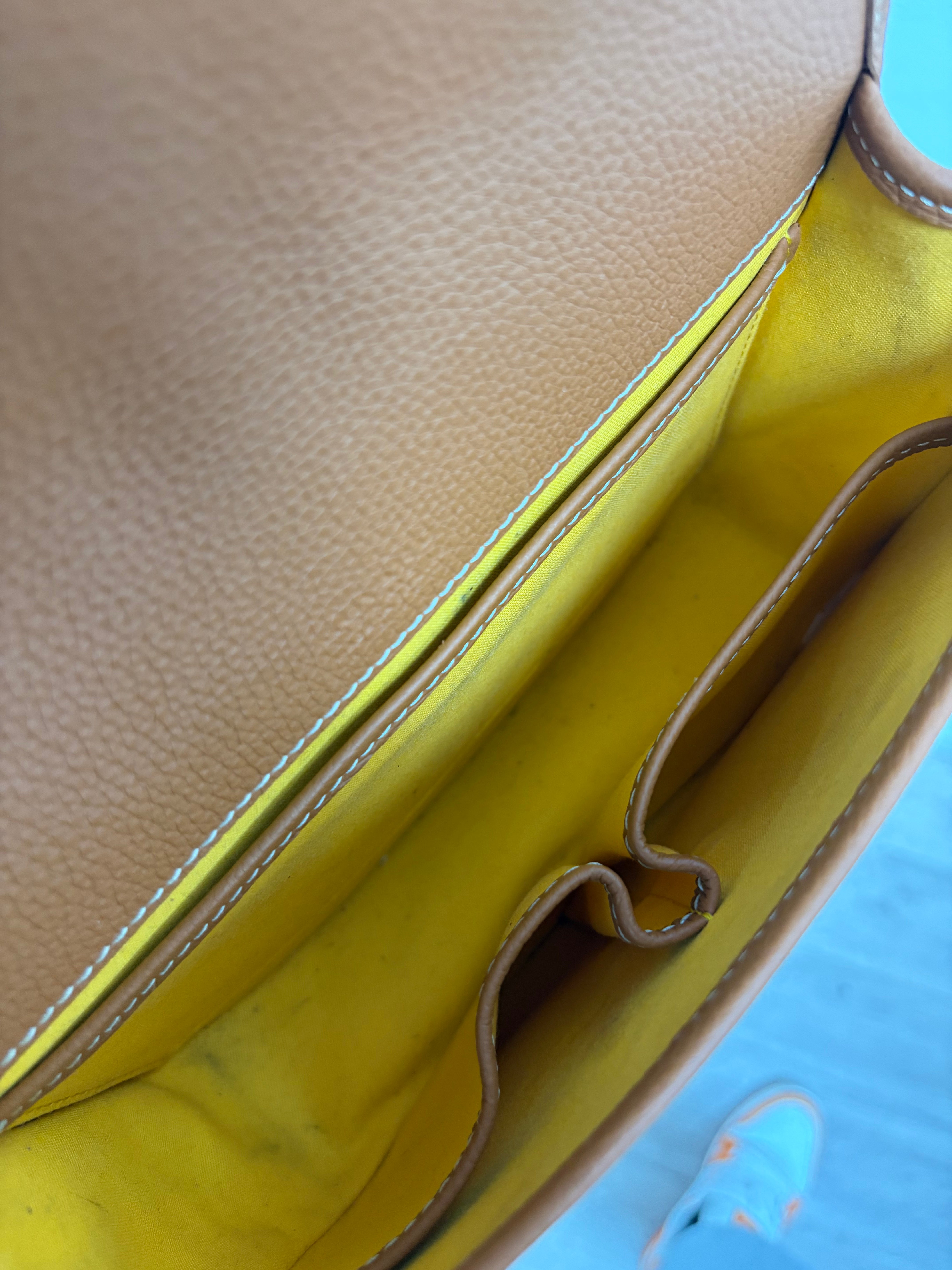 Goyard Tan Brown Belvedere Bag