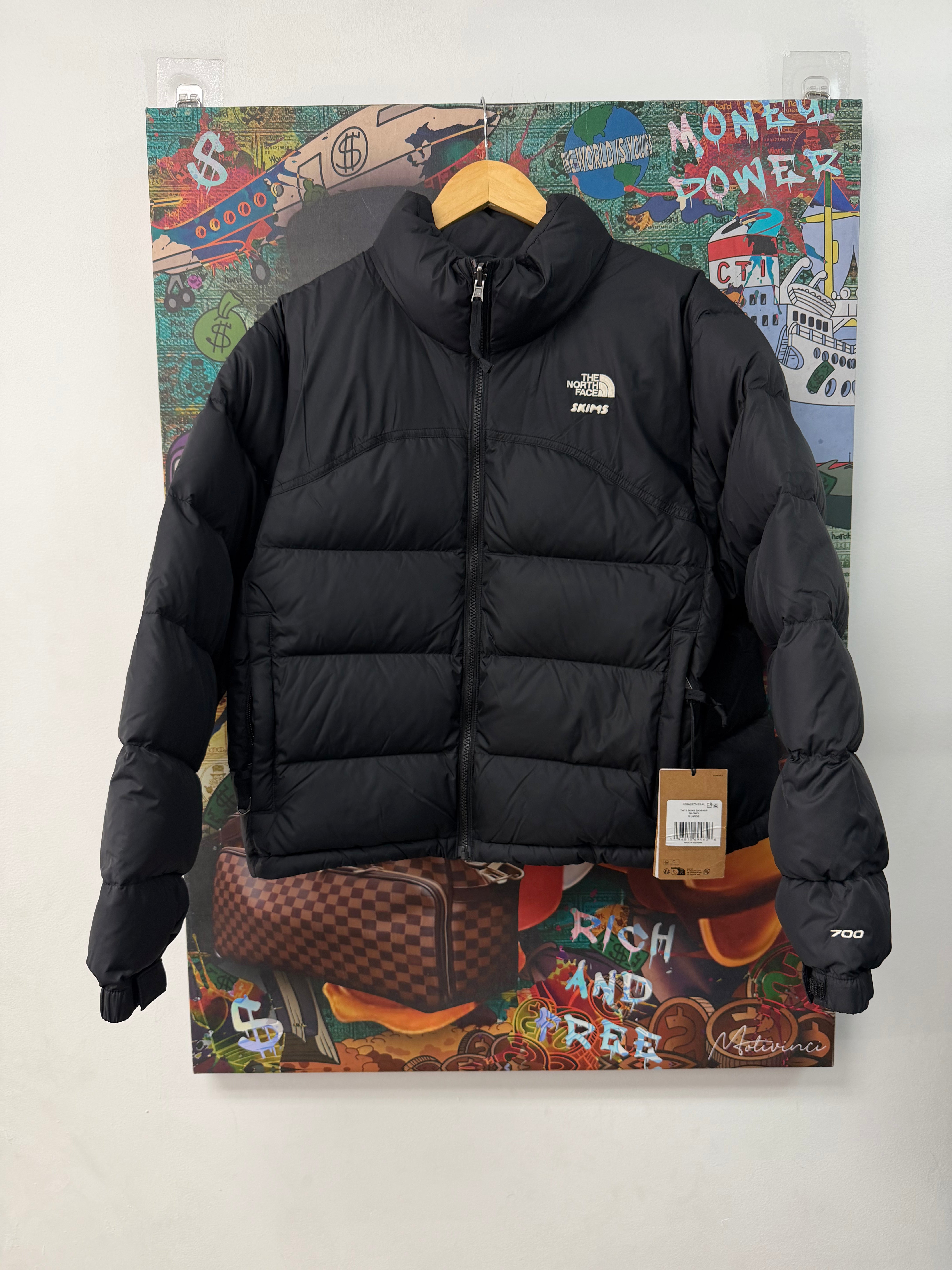 The North Face x Skims Black 1996 Puffer (Women's) Jacket