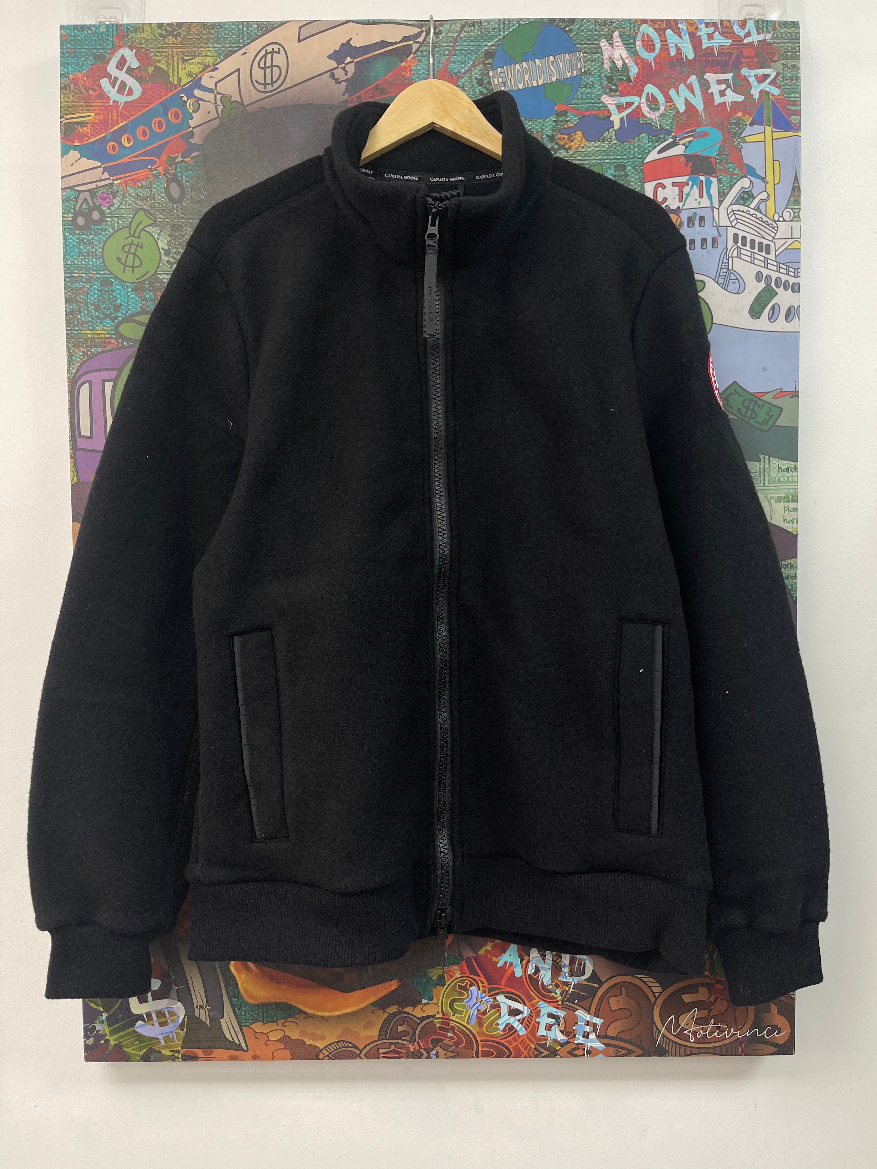 Canada Goose Lawson Black Fleece Jacket