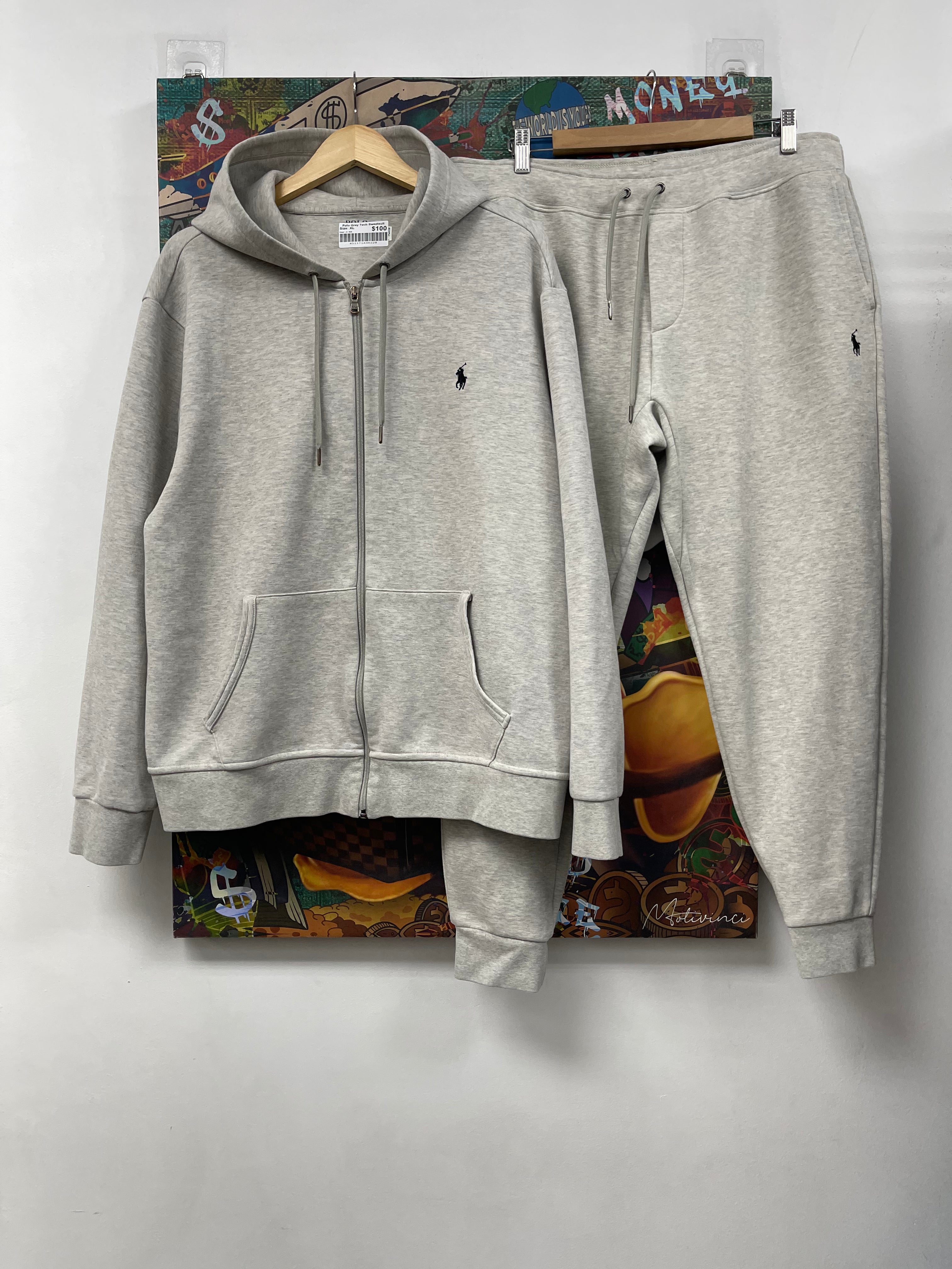 Polo Grey Tech Sweatsuit