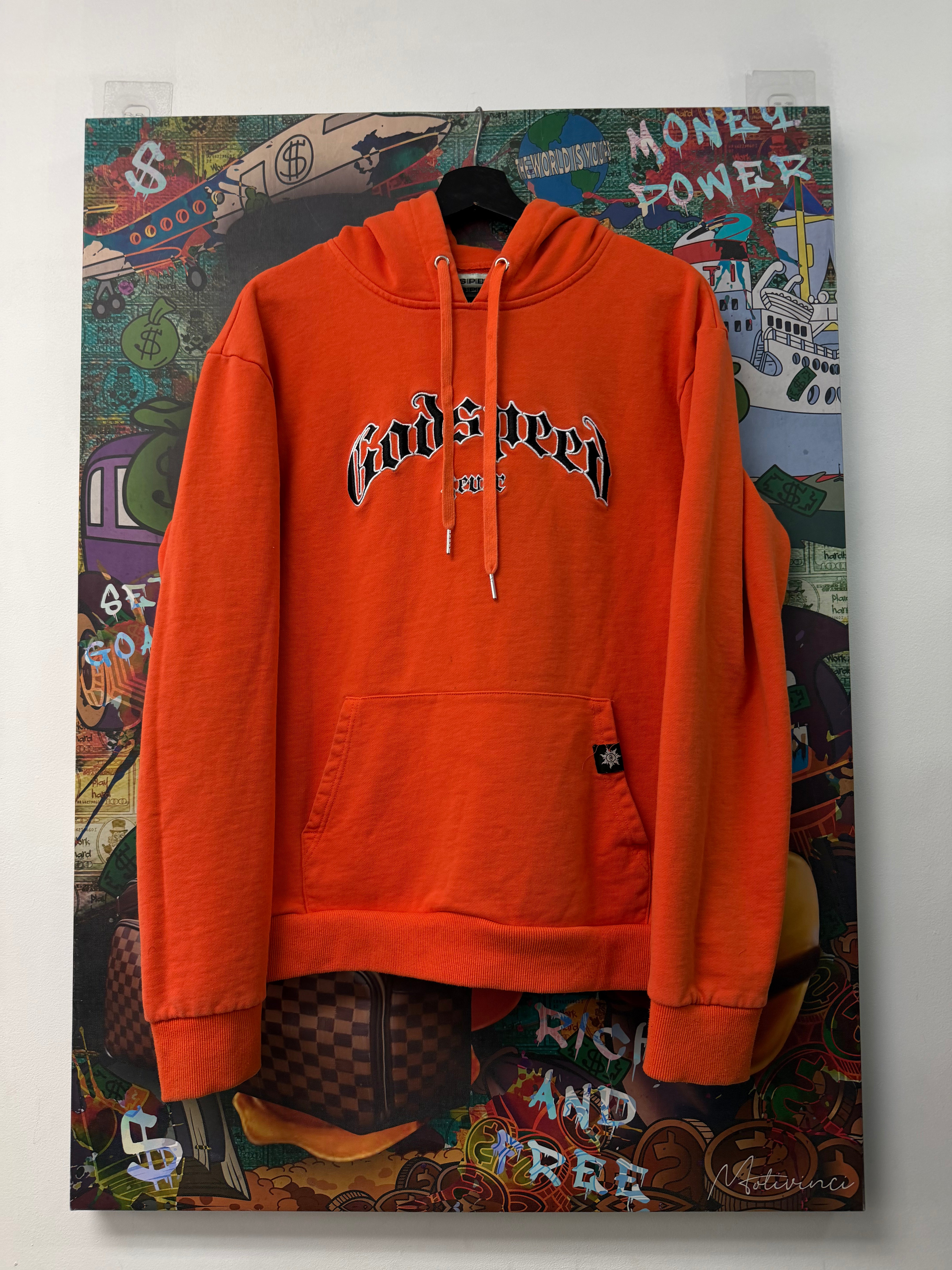 Godspeed Orange Black 4Ever Hoodie