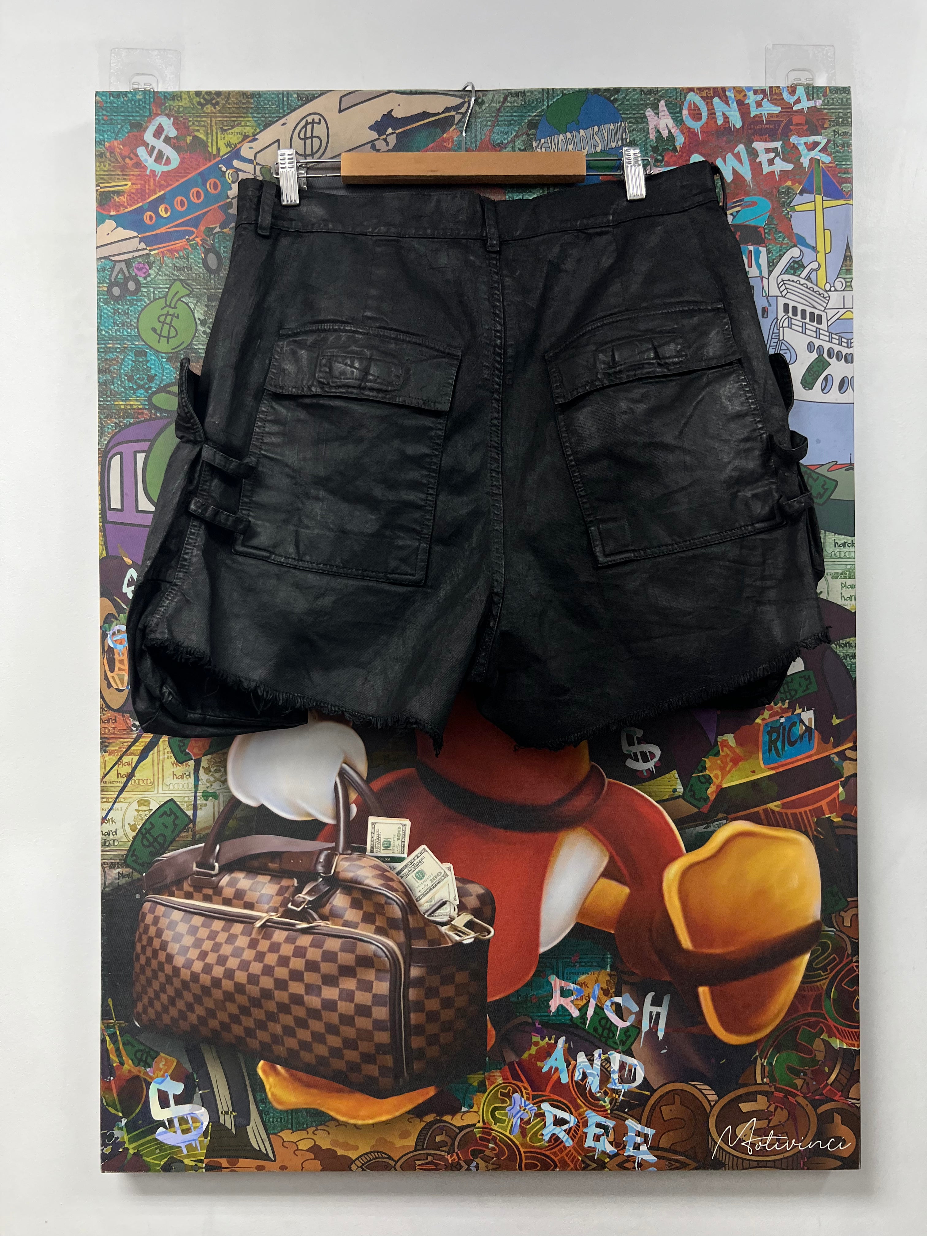 Rick Owens Waxed Boxer Shorts