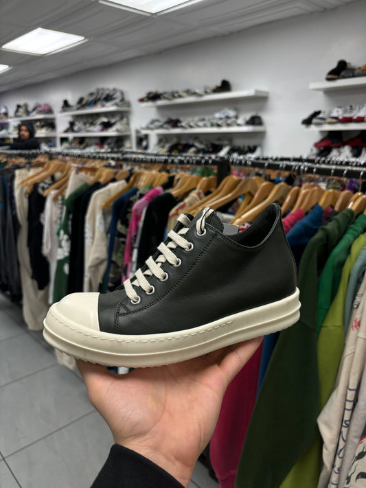 Rick Owens Ramone Low Green Milk New 36.5 (US 4.5) With Box