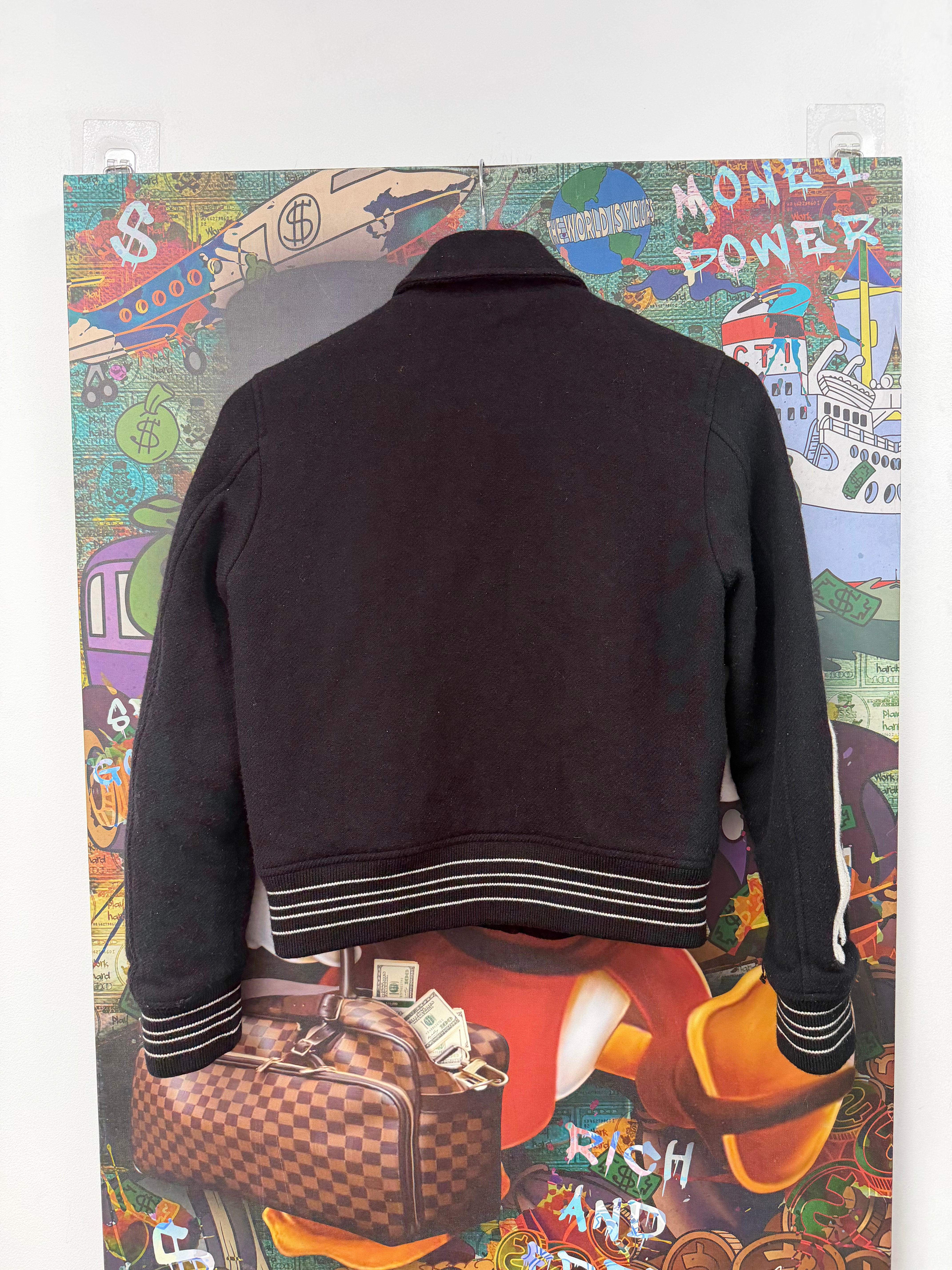 Amiri Black Bone Varsity (Women’s) Jacket